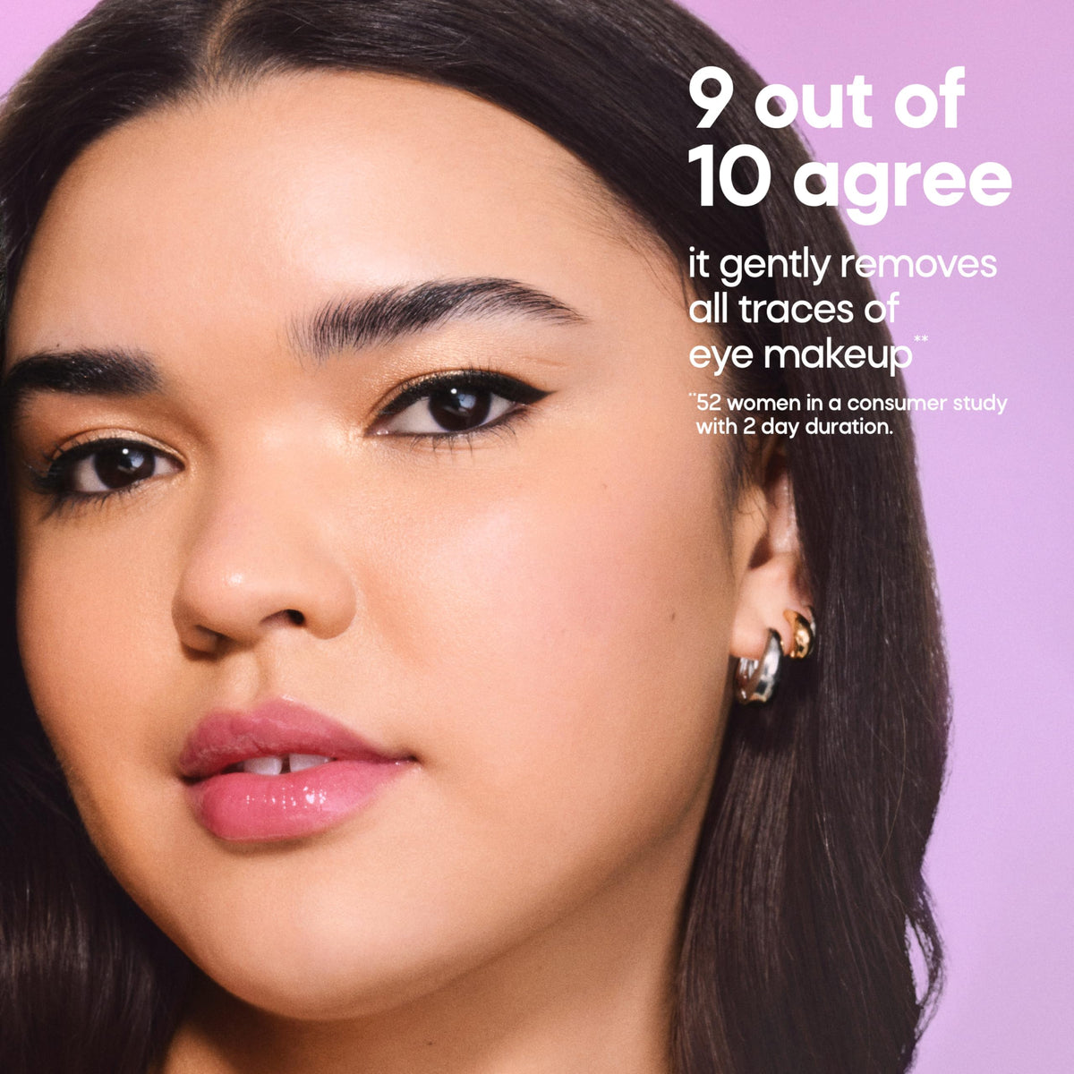 Oil Free Micellar Eye Makeup Remover Pads (120 Count)