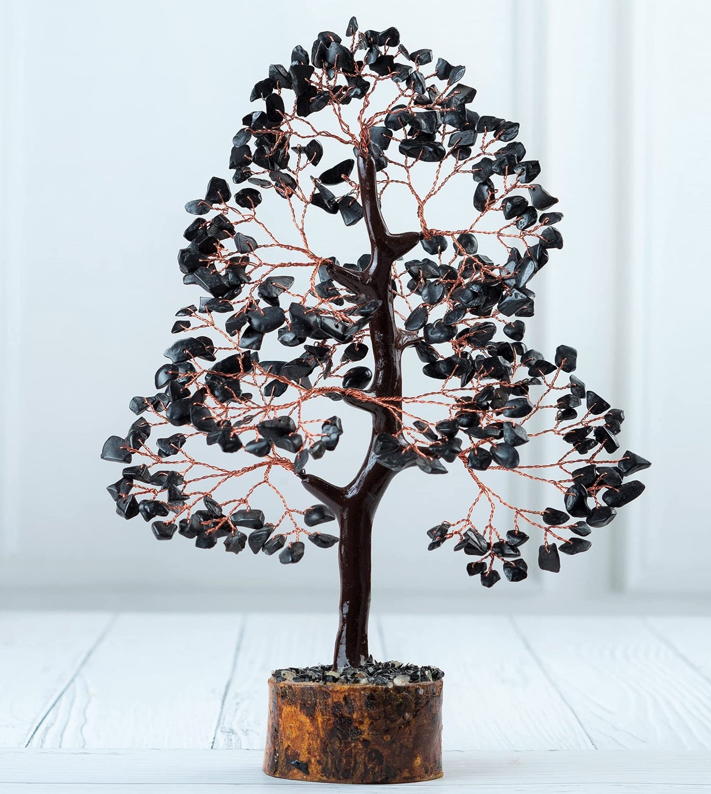 Crocon® Black Tourmaline Birthday Gifts for Women, Men & Friends, Tree of Life Crystals and Healing Stones, Home & Office Decor, Money Tree, Women Gift Ideas | House Warming Gifts New Home for Mom