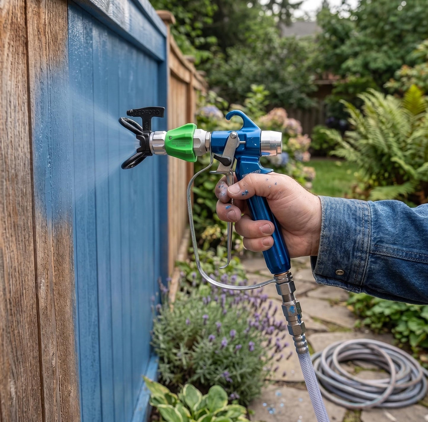 Fan Pivot Airless Spray Gun Accessory, 7/8" Thread, Fits Most Standard Spray Guns Including: Graco, Wagner, Titan, TriTech, and Other Variations.