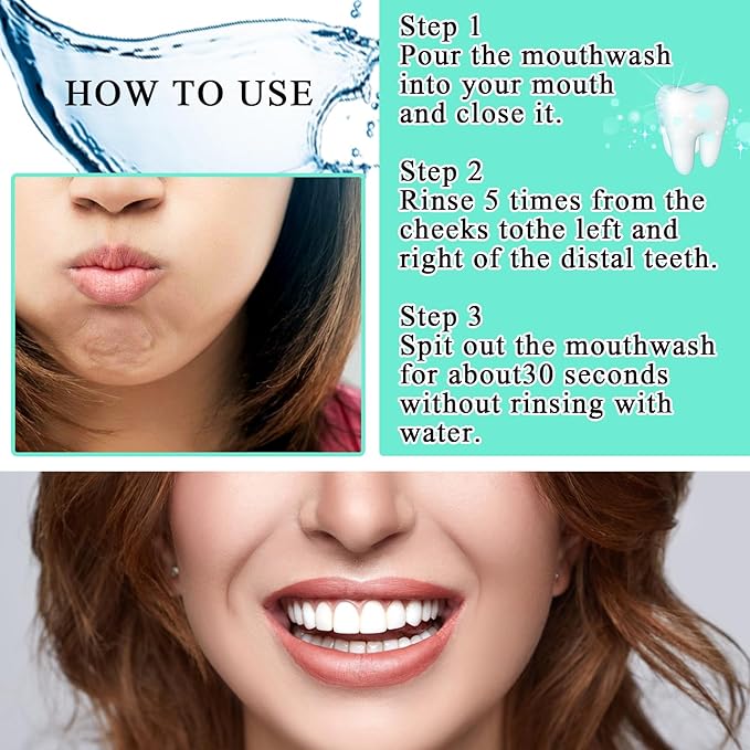 Travel Size Mouthwash,Mini Mouthwash Travel Size Bulk Portable Mouth Wash Set,Individual Small Travel Mouth Wash Packets for Fresh Breath(Pack of 60) A6