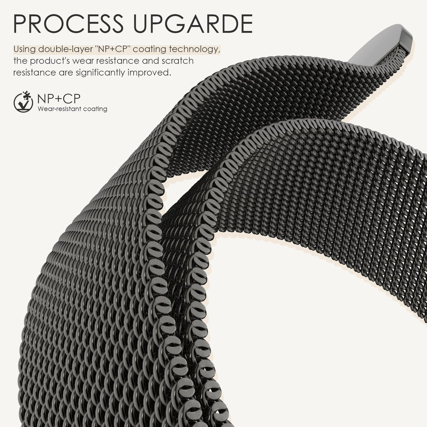 Original Milanese Loop Band Compatible with Apple Watch 38mm 40mm 41mm 42mm 44mm 45mm 46mm 49mm - Women & Men Magnetic Closure Adjustable Metal Strap for iWatch Series 11 10 9 8 7 6 5 4 SE2 3 Ultra2 3