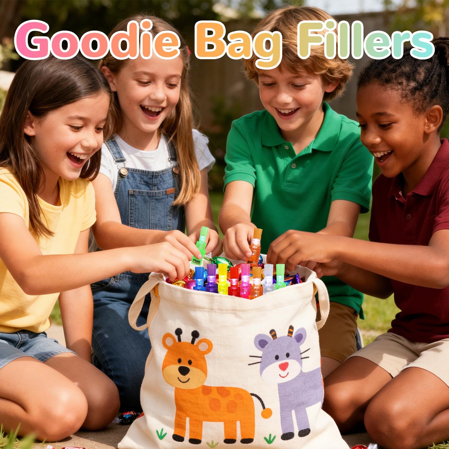 Mikulala 24 Pack Animal Light Up Finger Lights Party Favors for Kids, Treasure Box Goodie Bags Christmas Stocking Stuffers, Glow in The Dark Toys Bulk Classroom Prizes Party Supplies Birthday Gift