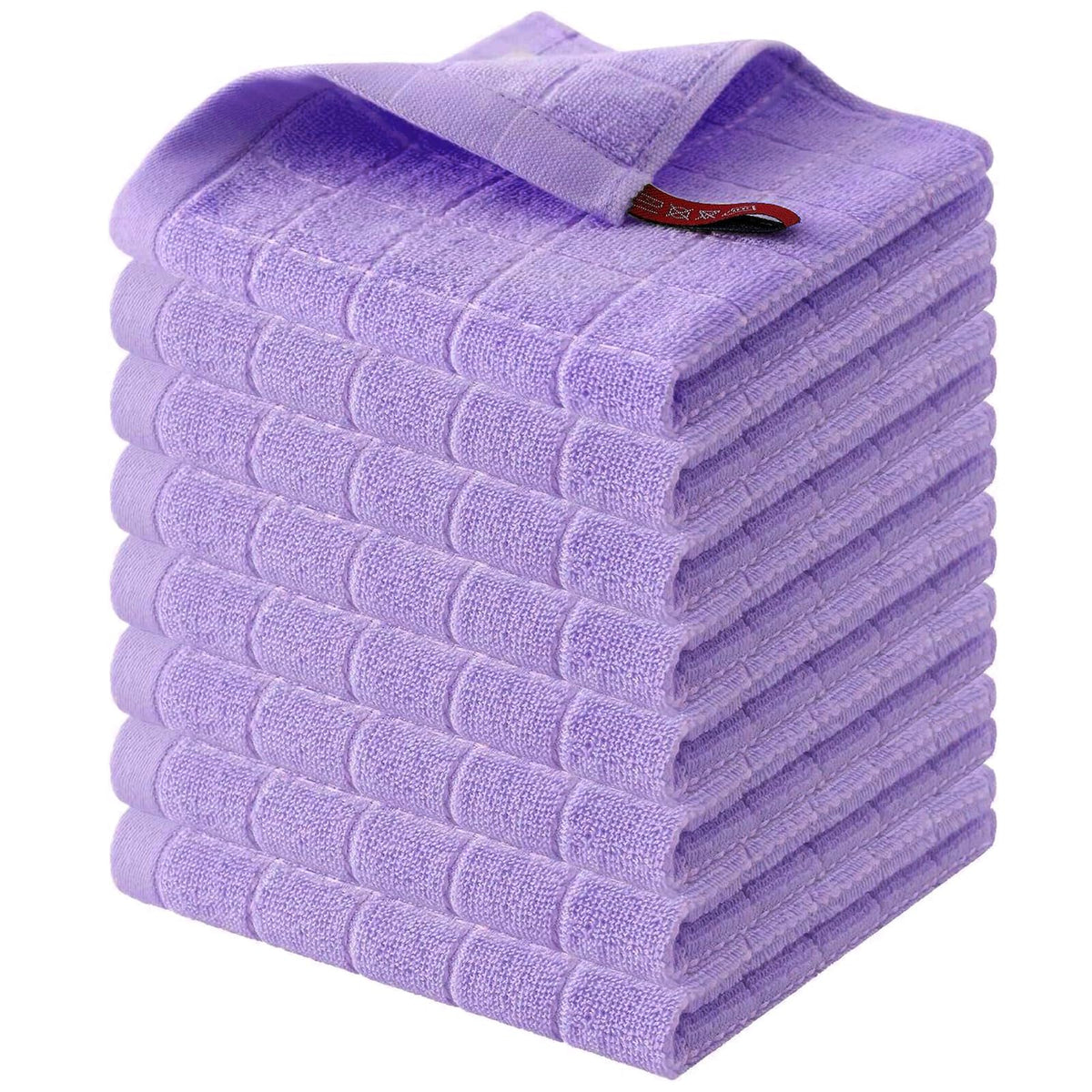 100% Cotton Terry Kitchen Dish Cloths (8 Count)