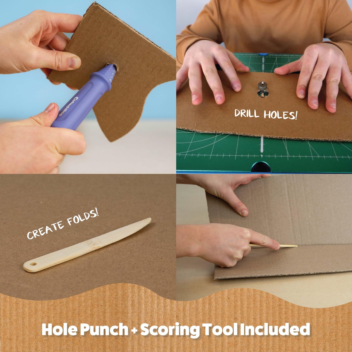 ChompSaw | The Original Kid-Safe Power Tool for Cutting Cardboard | STEM + STEAM Educational Toy for Boys and Girls Ages 5+ | Upcycle Cardboard for Hands-On Learning & Creative Projects