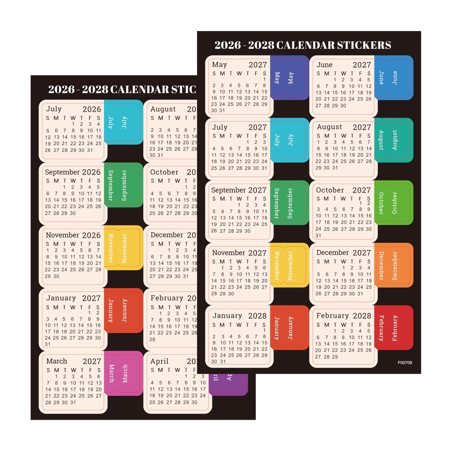 Planner 2026-2027 - JUL 2026 - JUN 2027, Academic Planner 2026-2027, 26-27 Planner, Weekly and Monthly Planner, Leather Cover Calendar Planner with Thick Paper, Back Pocket with Notes Pages, Brown (8.5" x 11")
