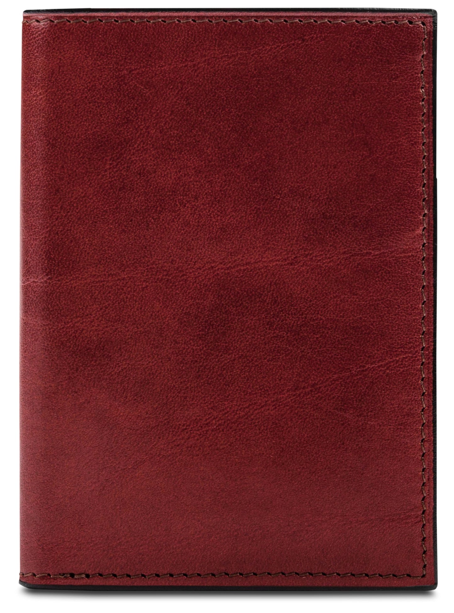 Bosca Old Leather Passport Holder For Men & Women - RFID Blocking, Travel Passport Wallet With Classic Finish, Gift Packaging Included Dark Brown