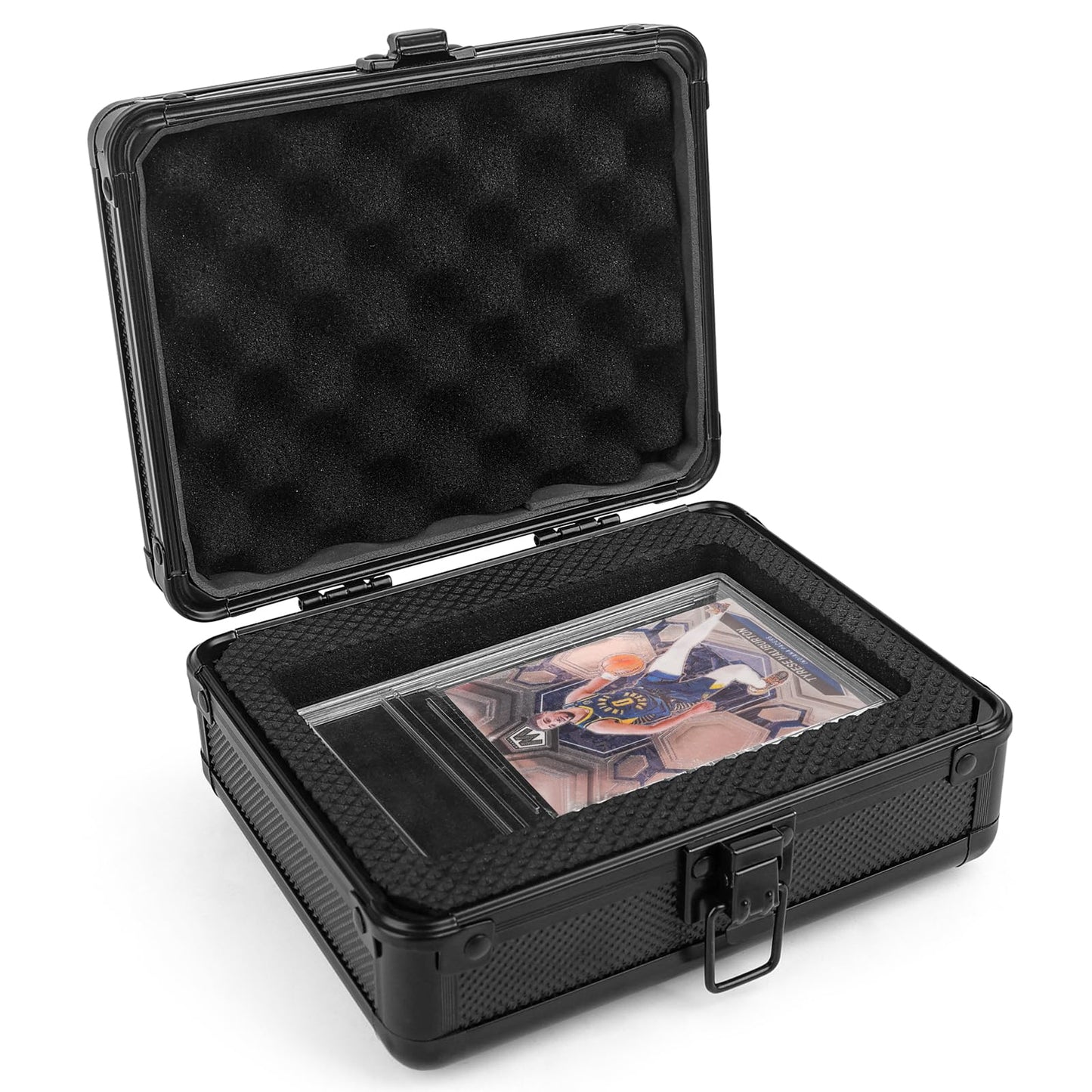 SolidCase Single Sport Card Case for PSA BGS SGC Slabs,Mini Slab Case for sports card, Deluxe Small graded Card Case for baseball card slabs Compatible with up to 2 PSA slabs or 2 BGS Slabs