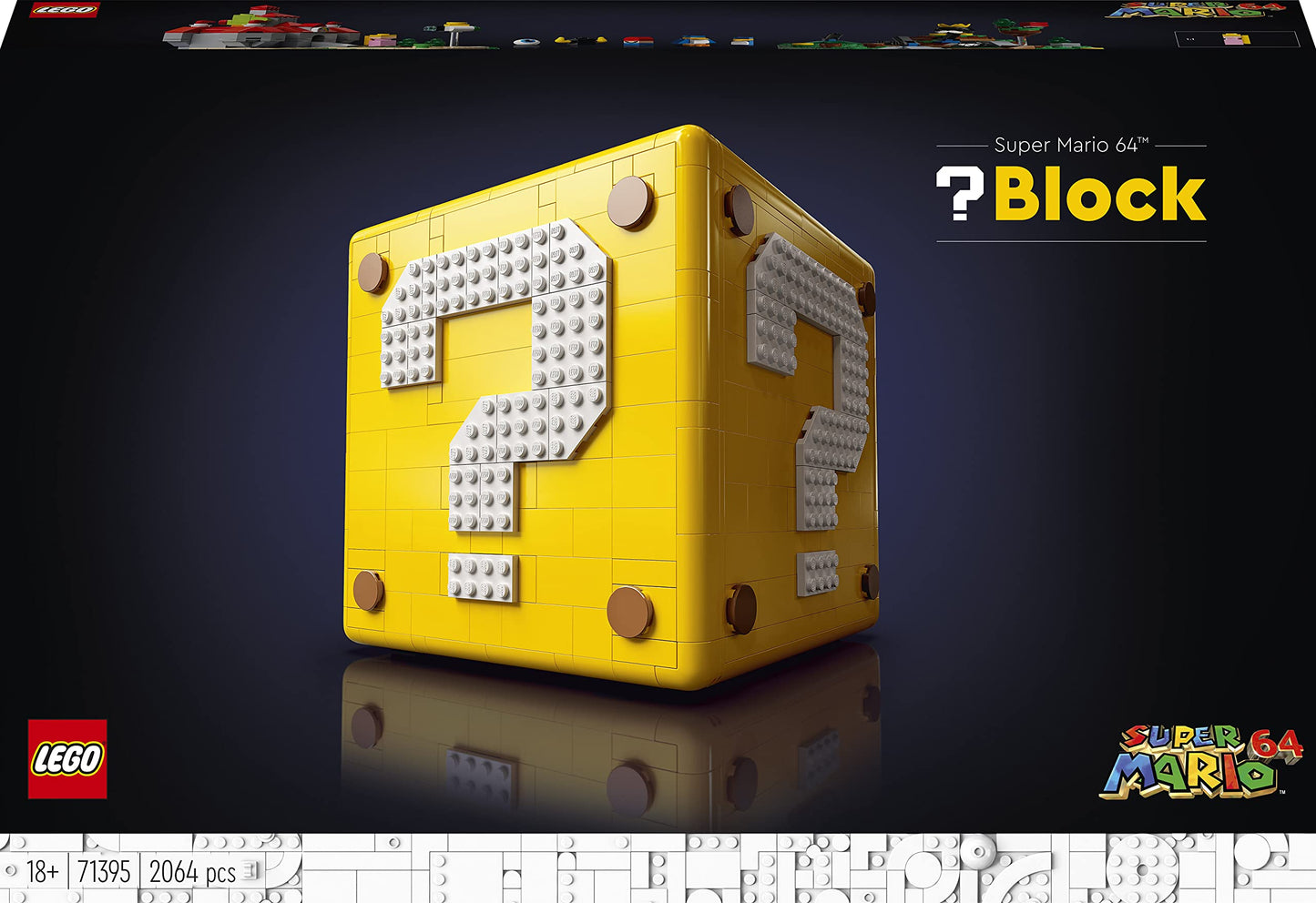 Lego Super Mario Fragezeichen-Block aus Super Mario 64