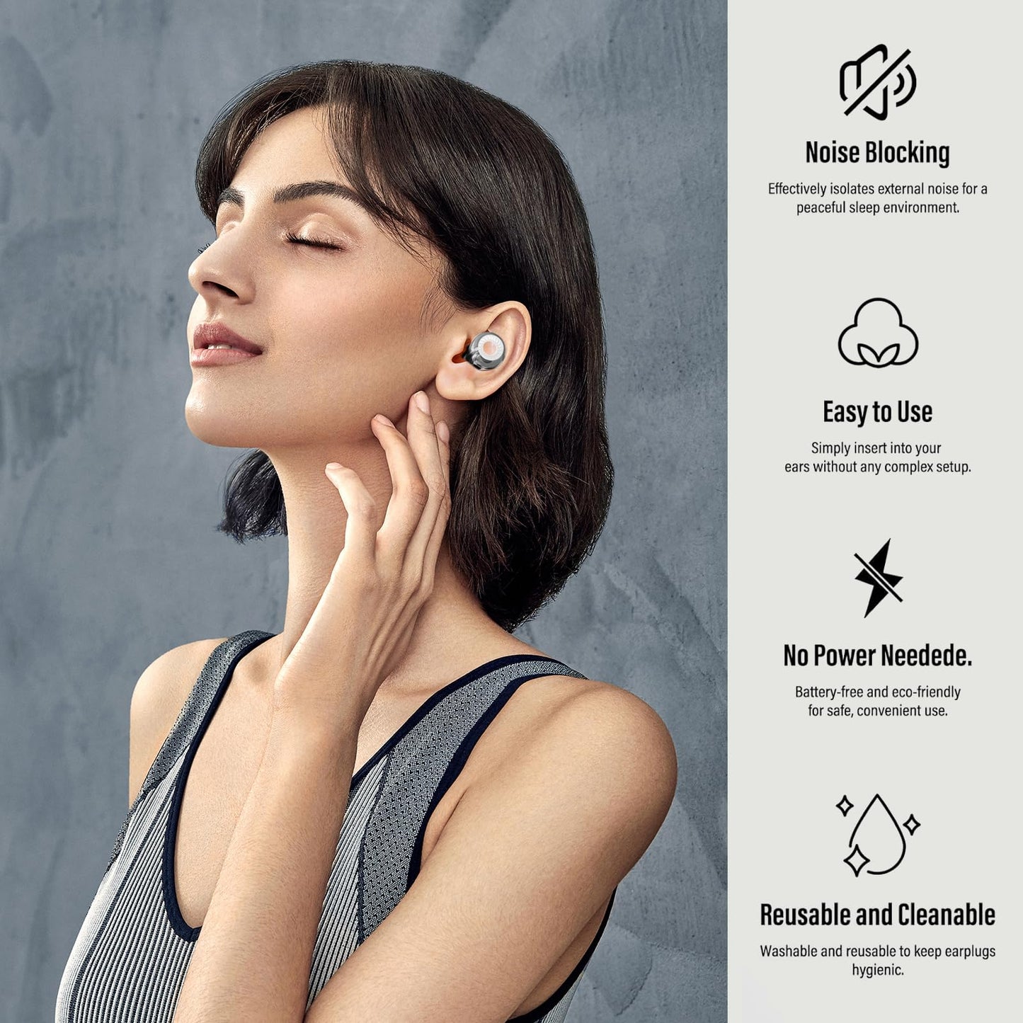 Kumiaor Thor Hammer Case Ear Plugs - Noise Cancelling for Concerts, Sleeping, Reusable Hearing Protection Gifts for Men