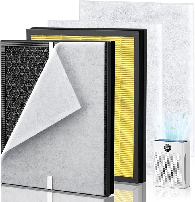 PR1 Pet Replacement Filter for Mooka PR1 Air Purifier for Pet Dander