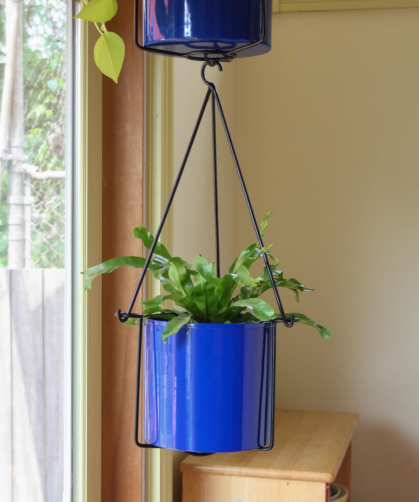 Vera Hanging Planter, French Blue