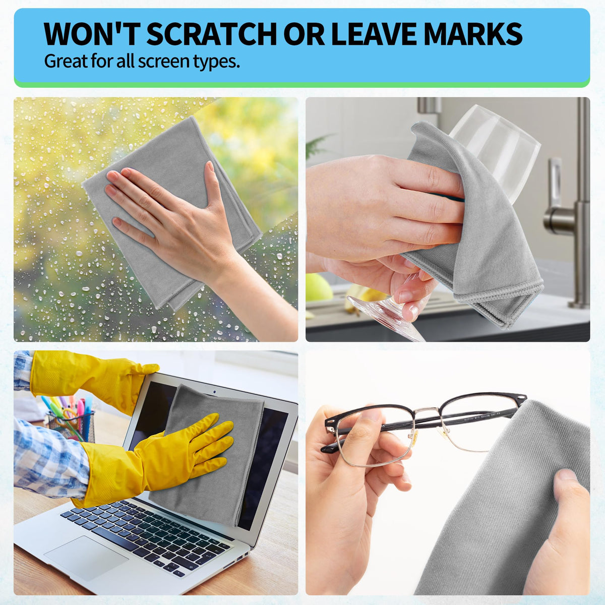 Microfiber Cleaning Cloth (10 Count)
