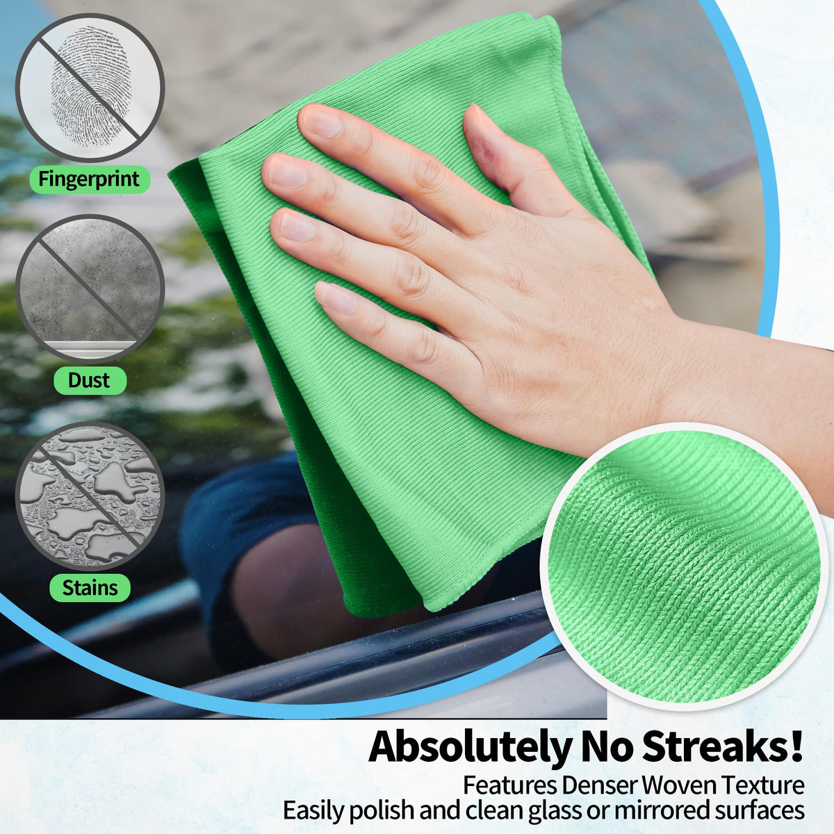 Microfiber Cleaning Cloth (10 Count)