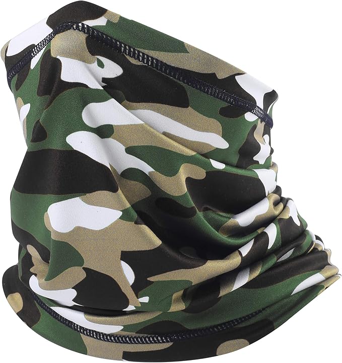 UV Protection Cooling Neck Gaiter Face Mask Scarf for Men - Windproof Neck Cover Bandana Neck Warmer Mask
