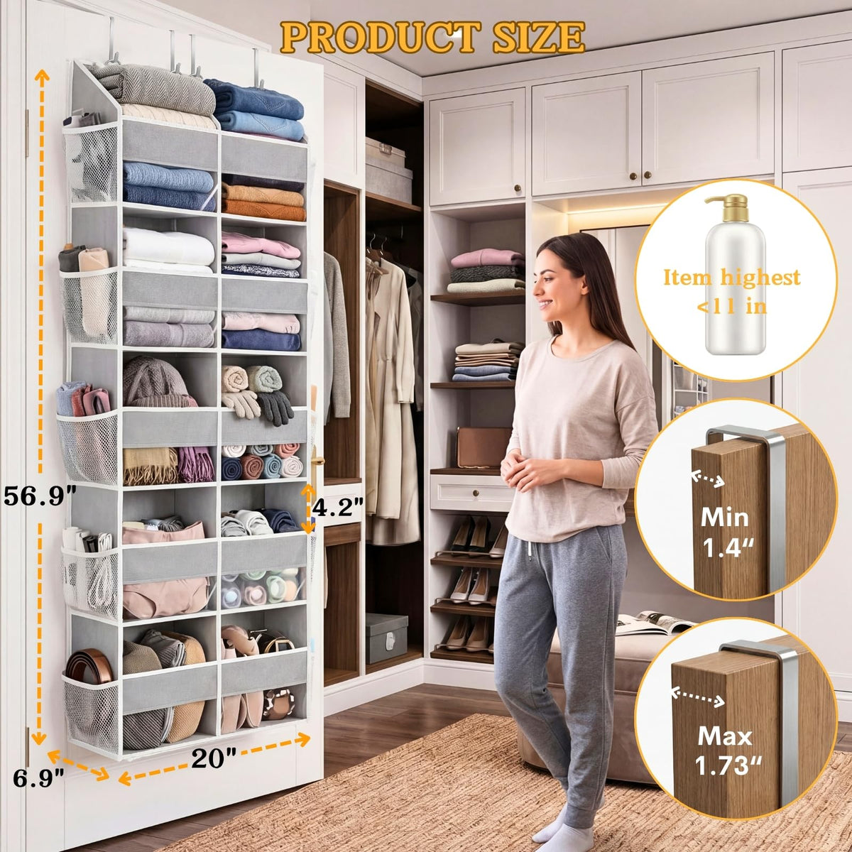 5 Tier Over Door Organizer