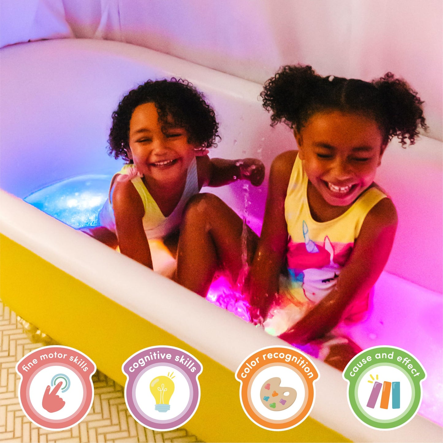 Glo Pals x Sesame Street Water-Activated Light-Up Cubes Bundle for Sensory Play - 12 Packs (Easy as A,B,C)