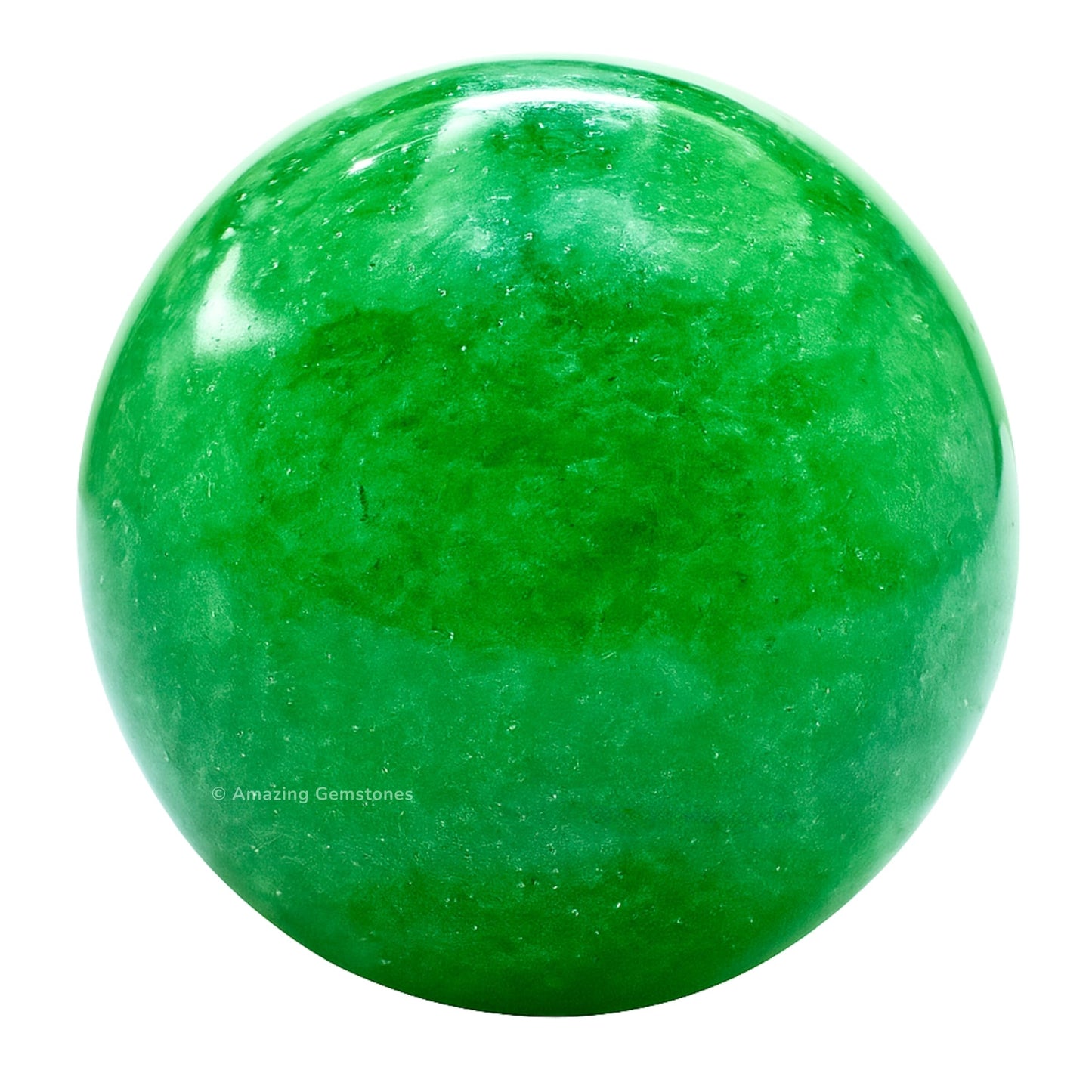 Amazing Gemstone Green Strawberry Quartz Crystal Ball with Stand - 2 Inches Crystal Sphere Meditation Balls for Witchcraft and Decorative Balls