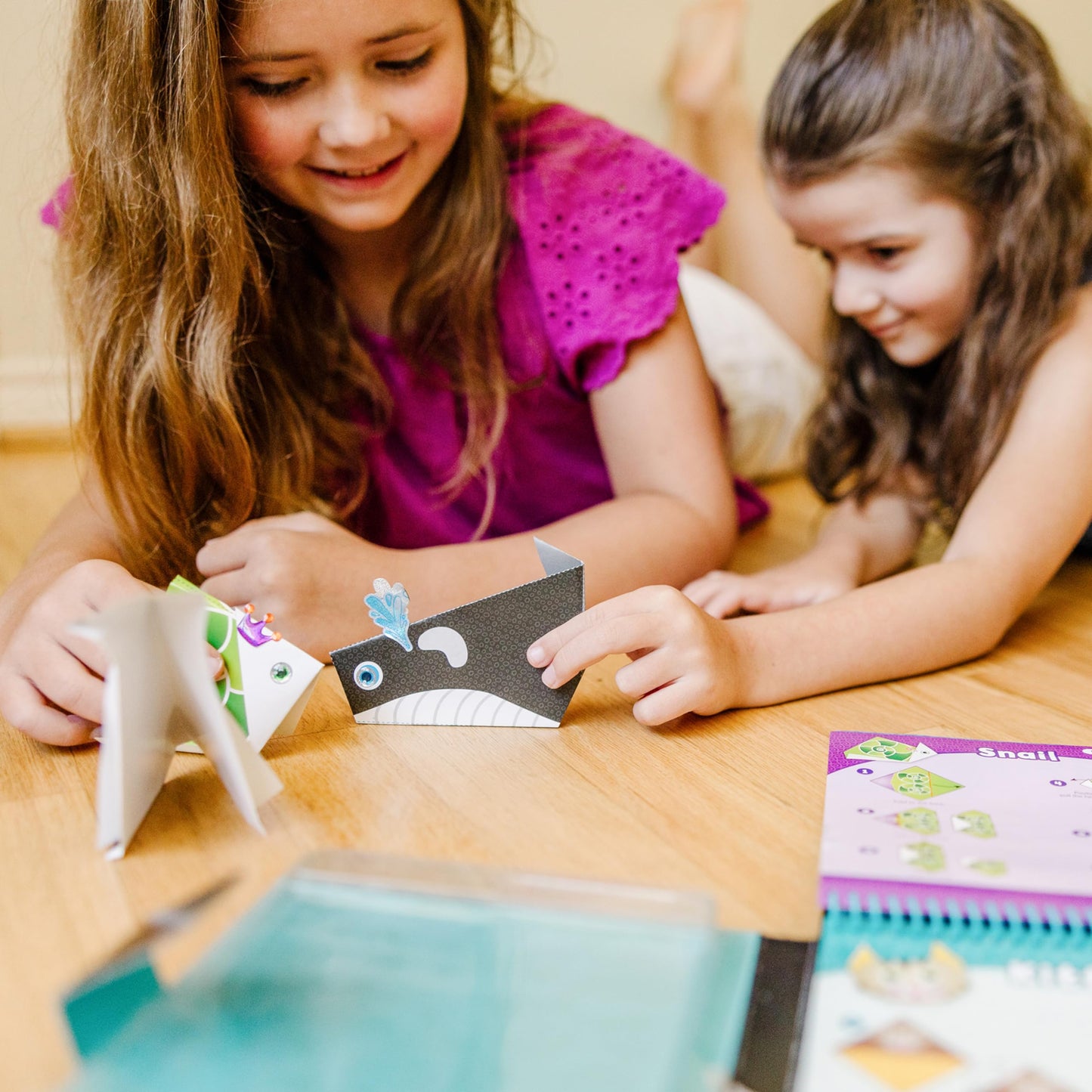 Melissa & Doug On The Go Origami Animals Craft Activity Set - 38 Stickers, 40 Origami Papers
