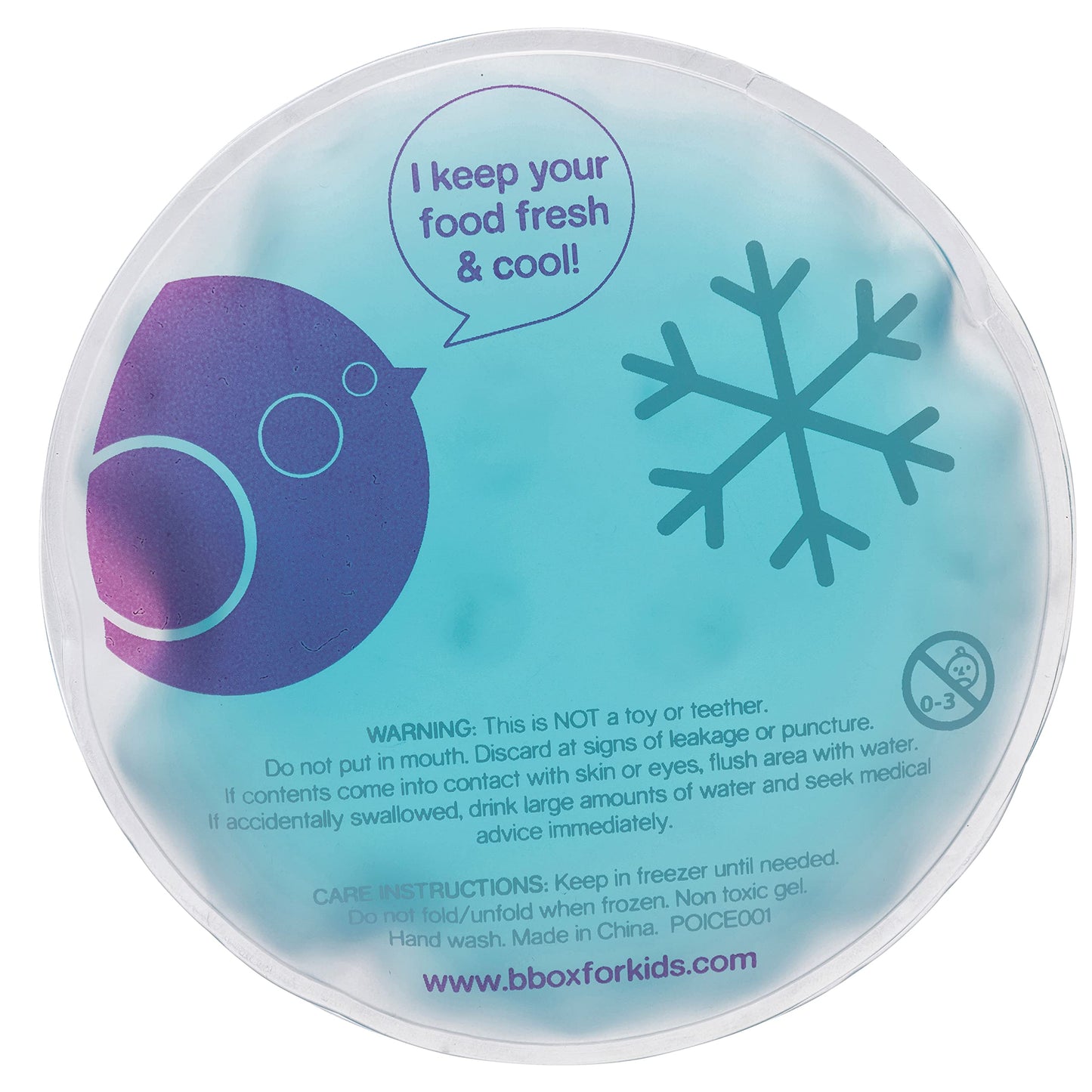 b.box Gel Cooler Twin Pack | Fits in b.box Lunchbox | Reusable Gel Ice Pack for Bento Lunch Containers and Lunchbags | Great for Soothing Boo Boos