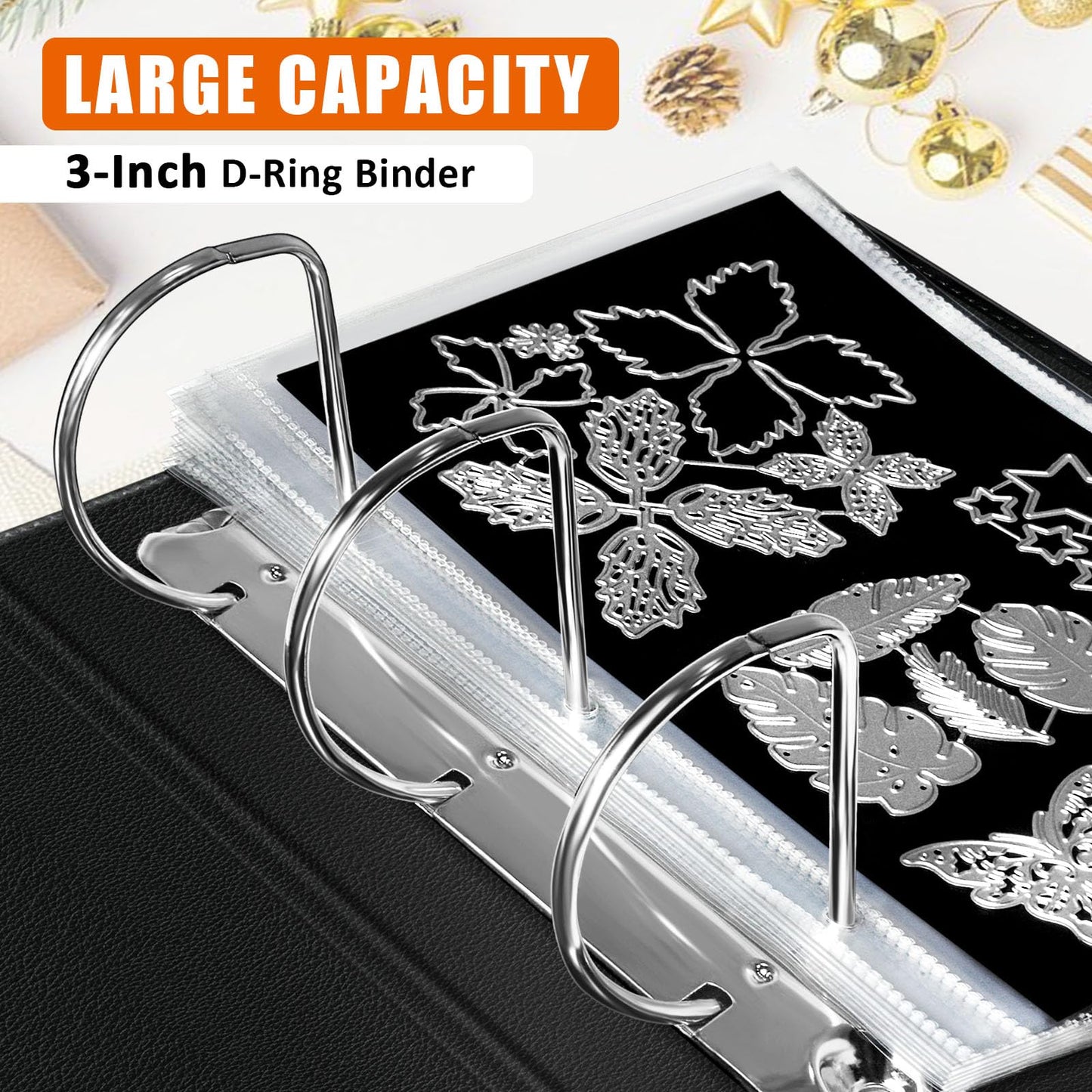tutata 80 PCS Magnetic Sheets for Dies Storage, Stamp and Die Cut Storage Set, for Die Cutting, DIY Scrapbooking, Card Making, Die Storage Binder
