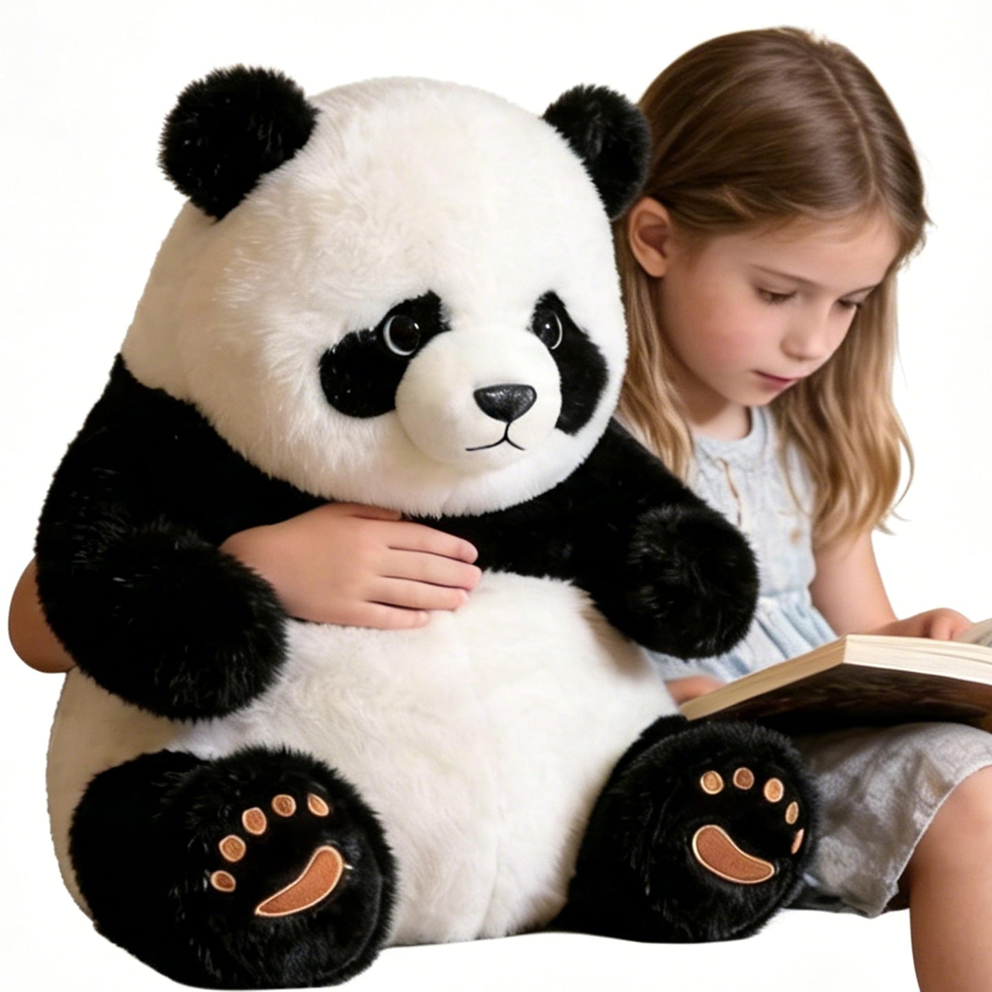 Riverwar Big Panda Stuffed Animal Plush Toy,18" Large Size Cute Giant Cuddly Soft Gift for Babies, Boys, Girls,Girlfriend on Christmas, Valentine's Day