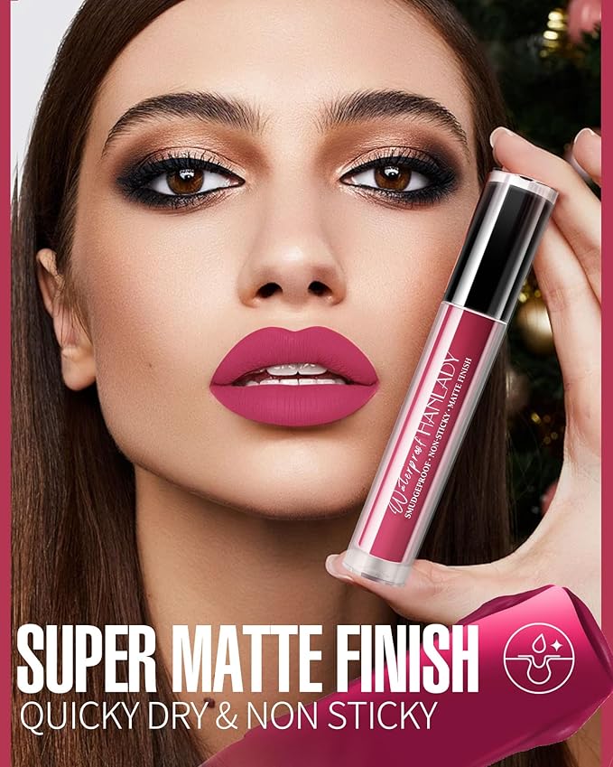 Bright Red Lipstick Long Lasting Lipsticks for Women Smudgeproof Transferproof Cruelty Free Lip Makeup, 903 Don't Stop