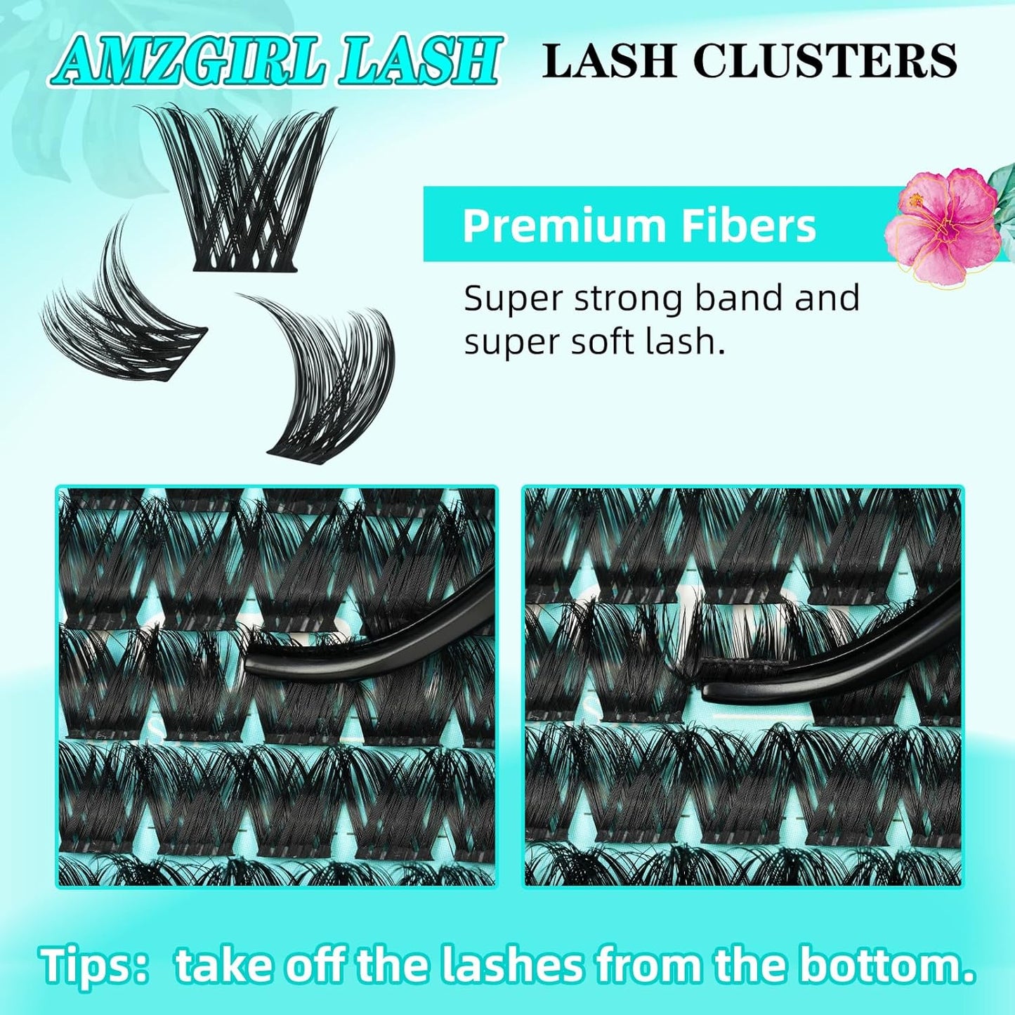 Lash Clusters Wet Look 168Pcs Eyelash Cluster Ultra-Thin Lash Band Eyelashes Extensions Spiky Anime Wide Span Lashes(Tulip,C-16mm)
