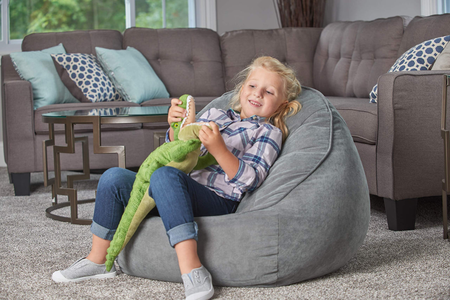 Wild Republic Green Alligator Plush, Stuffed Animal, Plush Toy, Gifts For Kids, Cuddlekins, 23"