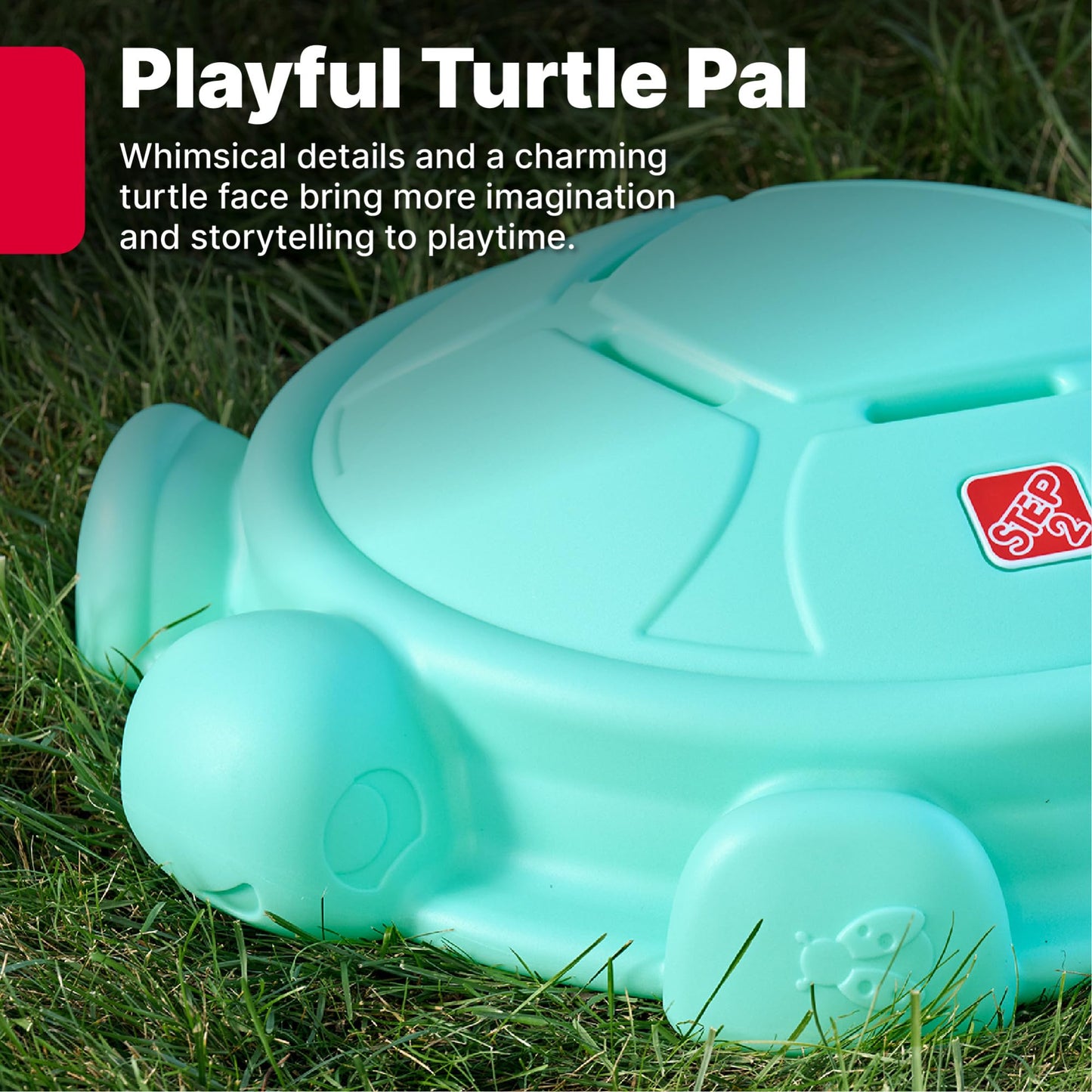 Step2 Topsy Turtle Rocking Disk and Stepping Stone, Balance and Climbing Toy for Kids and Toddlers, Indoor/Outdoor, 18 Months - 3 Years, Mint