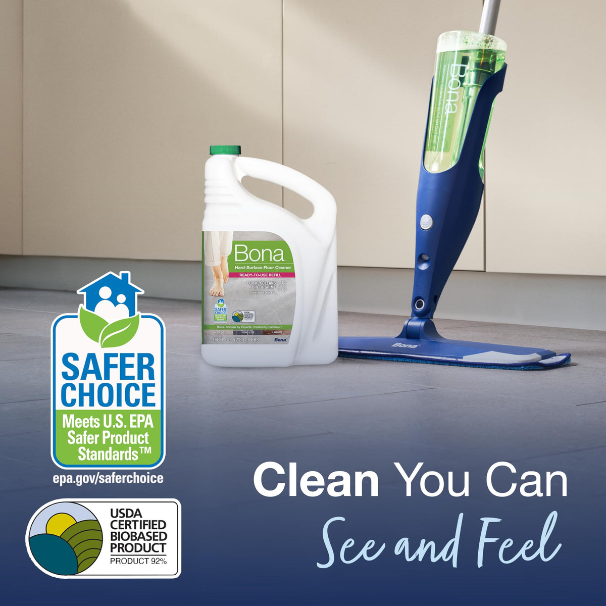 Multi Surface Floor Cleaner Refill (96 Fl Oz)