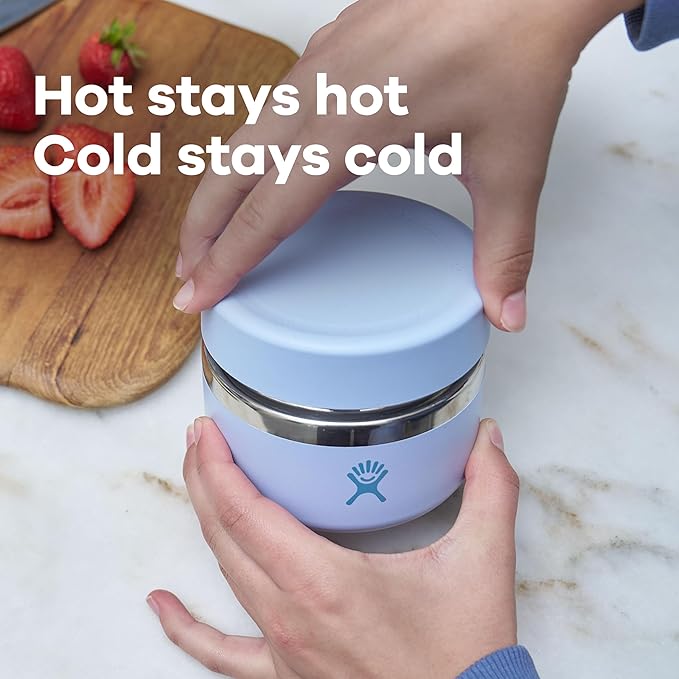 Hydro Flask Food Jar – Insulated Stainless Steel, Snack Travel Container for Hot Food, Lunch, & Soup 8 Oz Birch