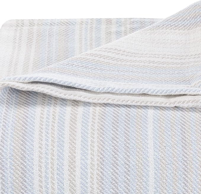 Tommy Bahama - Queen Blanket, Soft Cotton Bedding, Coastal Inspired Bedding Essentials (Sandy Shore Turquoise, Queen)
