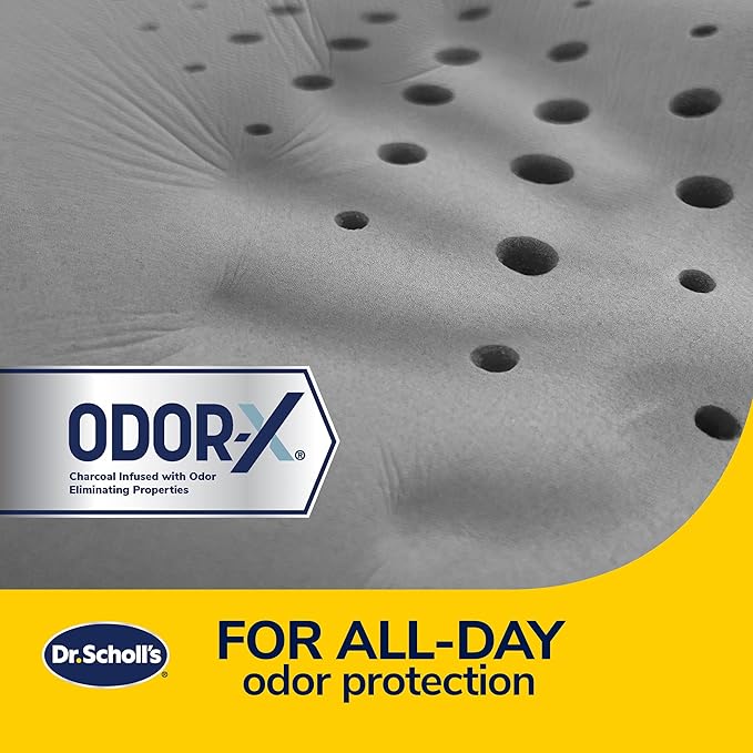 Dr. Scholl's Max Support Charcoal-Infused Posterior Seat Cushion, Memory Foam — Black