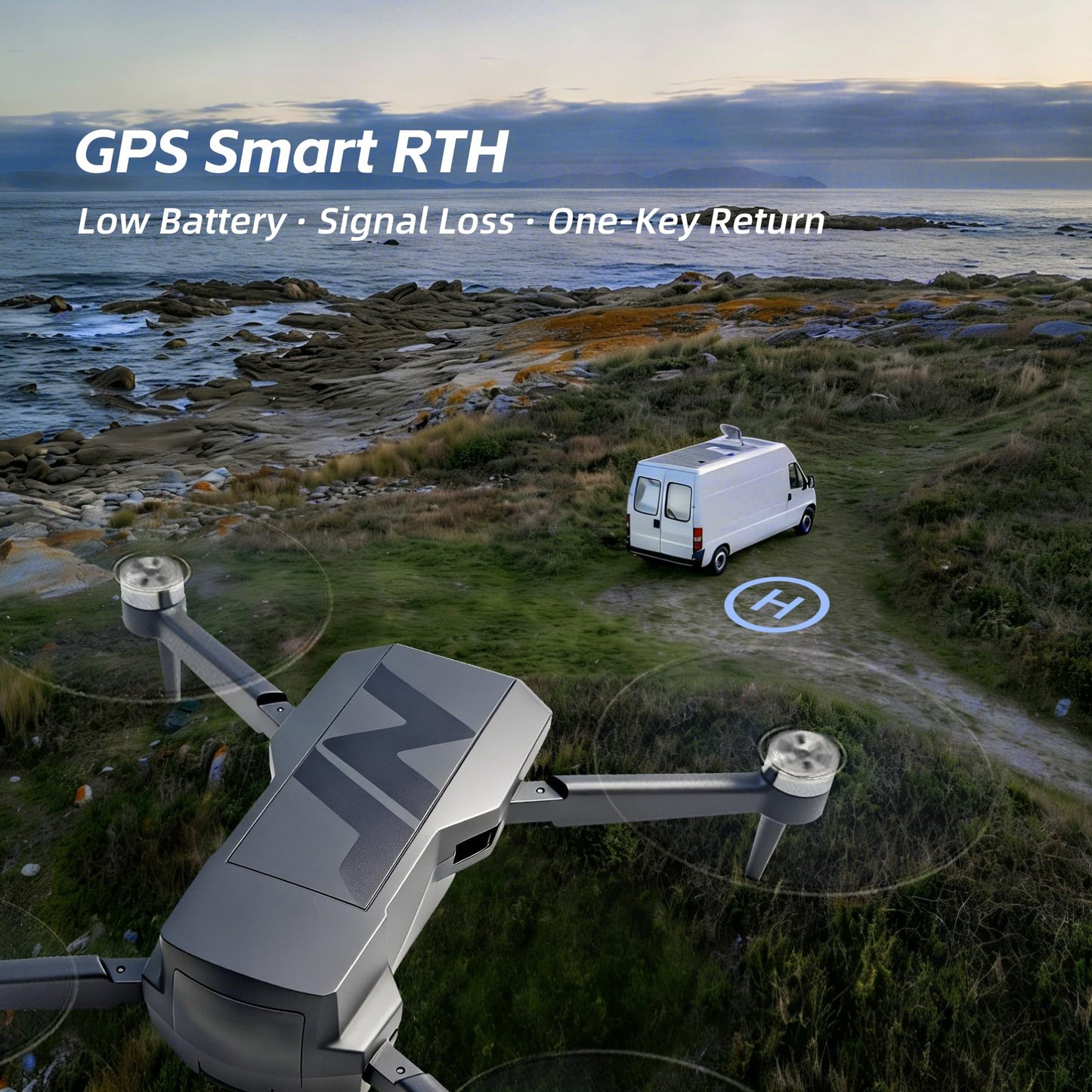 3-Axis Gimbal GPS Drone with 4K Camera, 90 Min Long Flight Time,3280 FT Long Control Range, Auto Return, Follow Me, Brushless Motor, 5G FPV RC Quadcopter for Beginners(Under 249g)