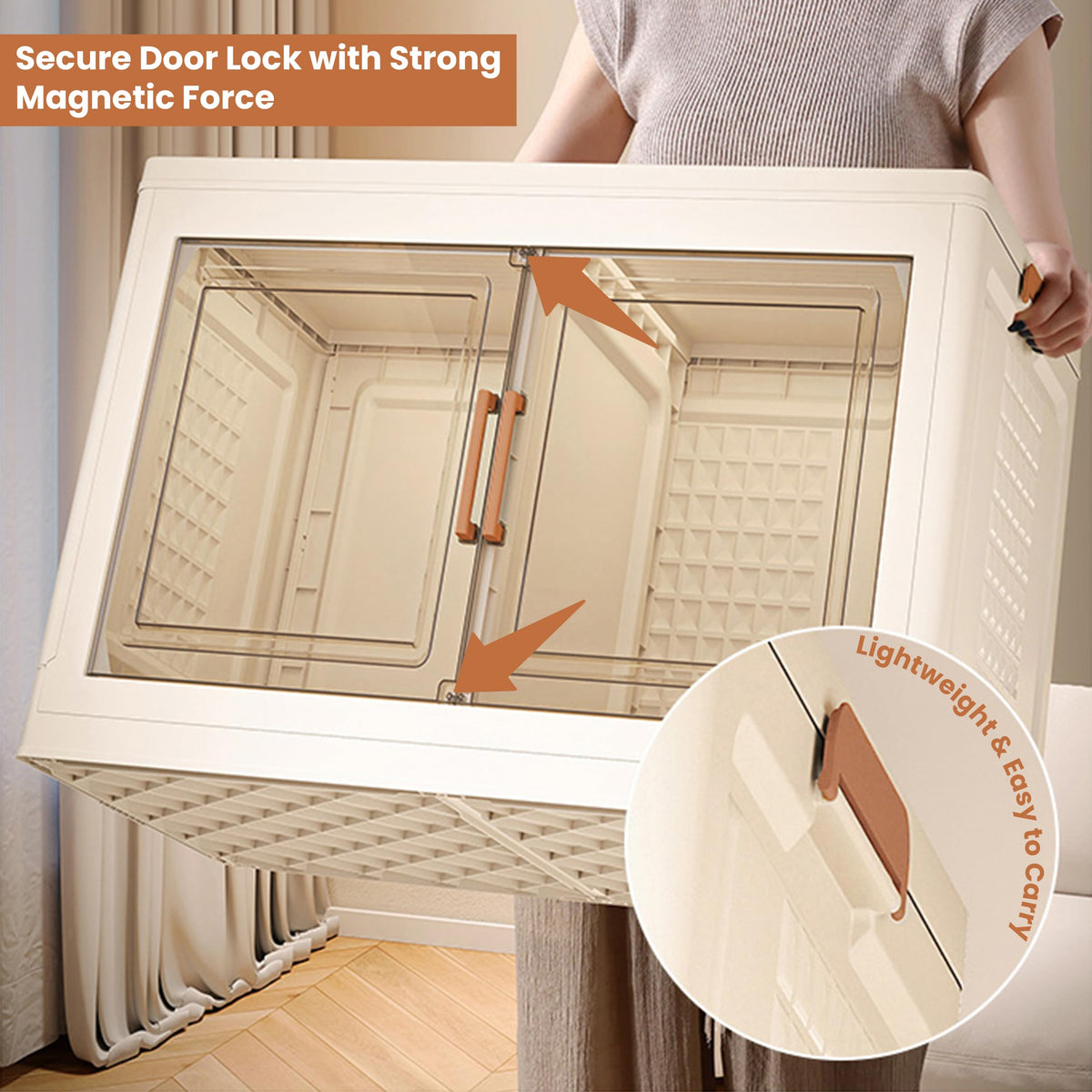 752QT 188GAL Large Collapsible Closet Organizer (4 Count)
