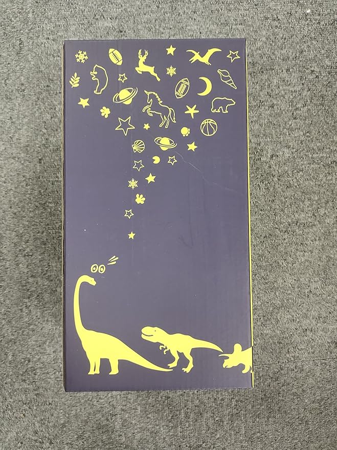 SOCHOW Glow in The Dark Throw Blanket 60 x 80 Inches, Jurassic Dinosaur Pattern Soft Cozy Flannel Fleece Blanket for Sons Daughters, All Seasons Navy Blue Presents Blanket for Preteens Teens