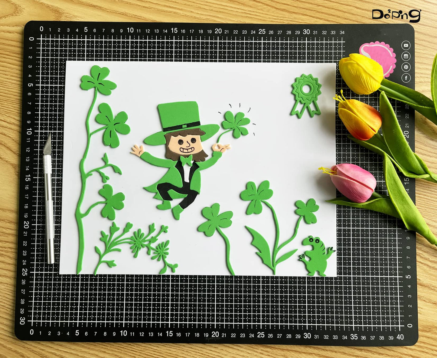 9 x 12 Inch Green Foam Sheets Crafts, 2mm Thick. 25 Pack Premium Green Foam Papers Set, for Crafting,DIY Project,Classroom, Scrapbooking, 3D Card Making