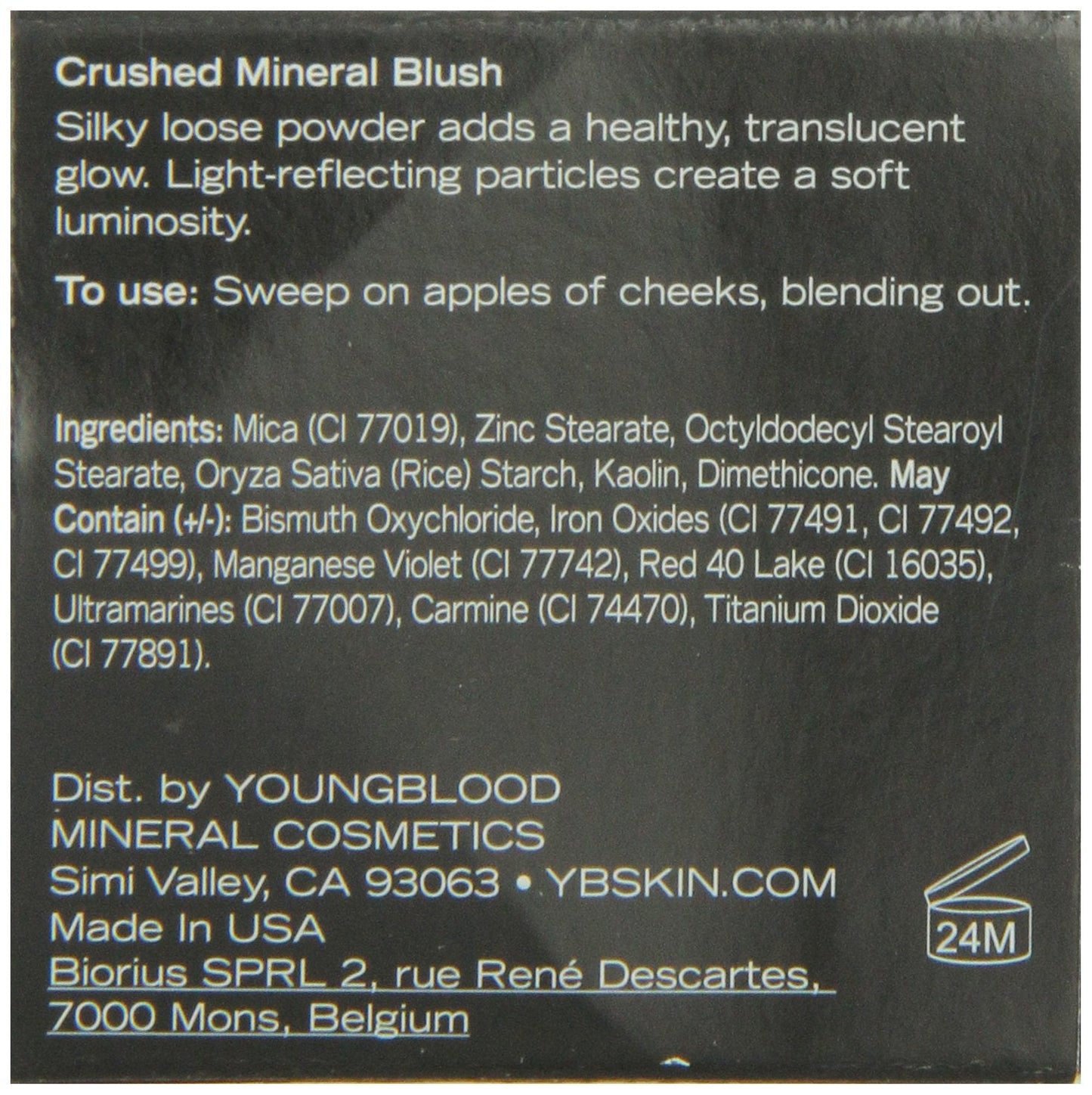 Youngblood Natural Loose Mineral Blush - Sherbet - 3 g / 0.10 oz (Pack of 2)