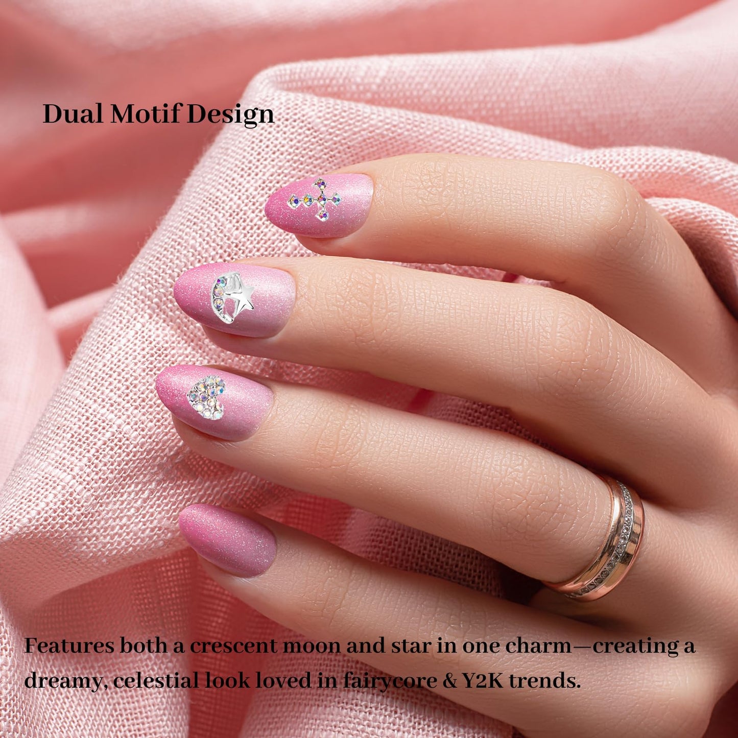Y2K Press On Nails Packaging Kit+ Nail Charms Bundle
