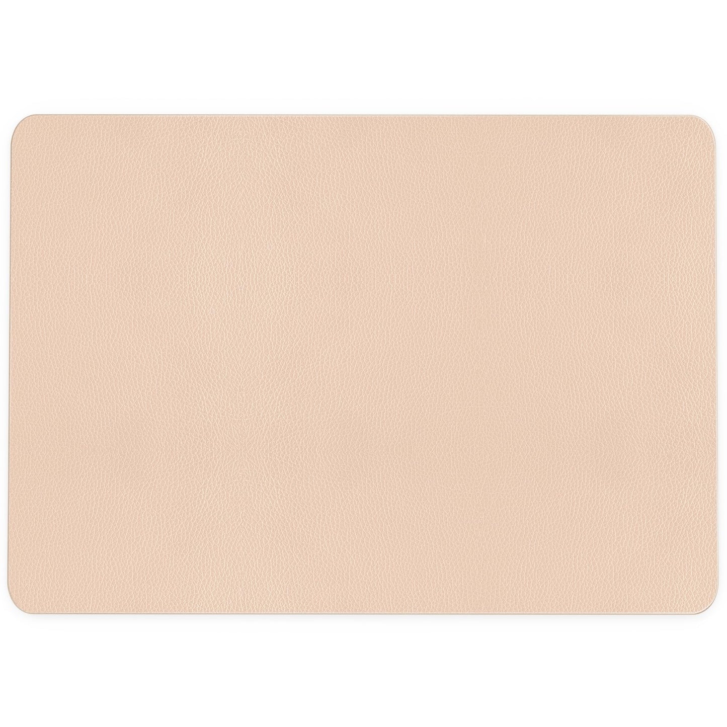 Nekmit Leather Desk Blotter Pad 17 x 12 Inches, Flat, Non-Slip, Waterproof, Apricot