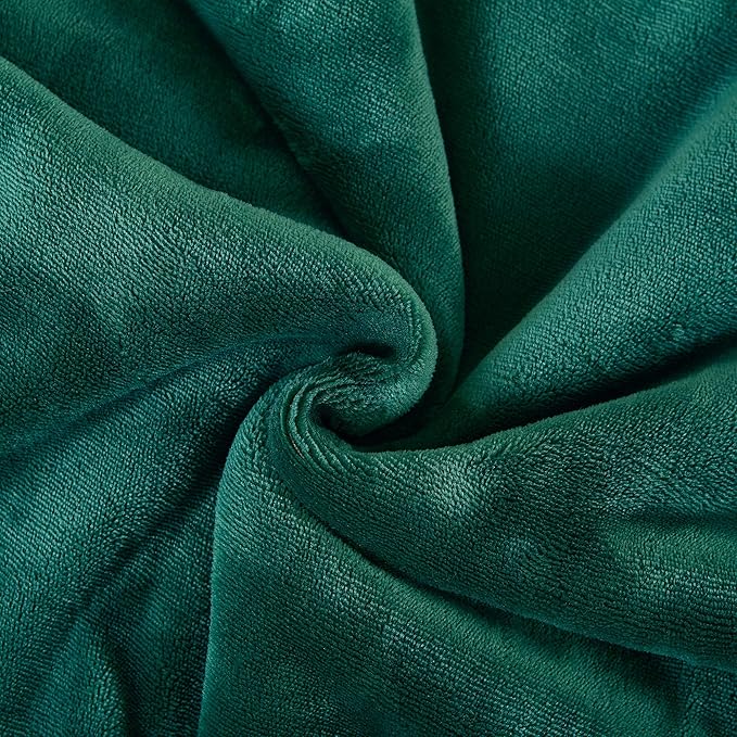 SOCHOW Sherpa Fleece Throw Blanket, Double-Sided Super Soft Luxurious Plush Blanket Throw Size, Green, 50x60 inches