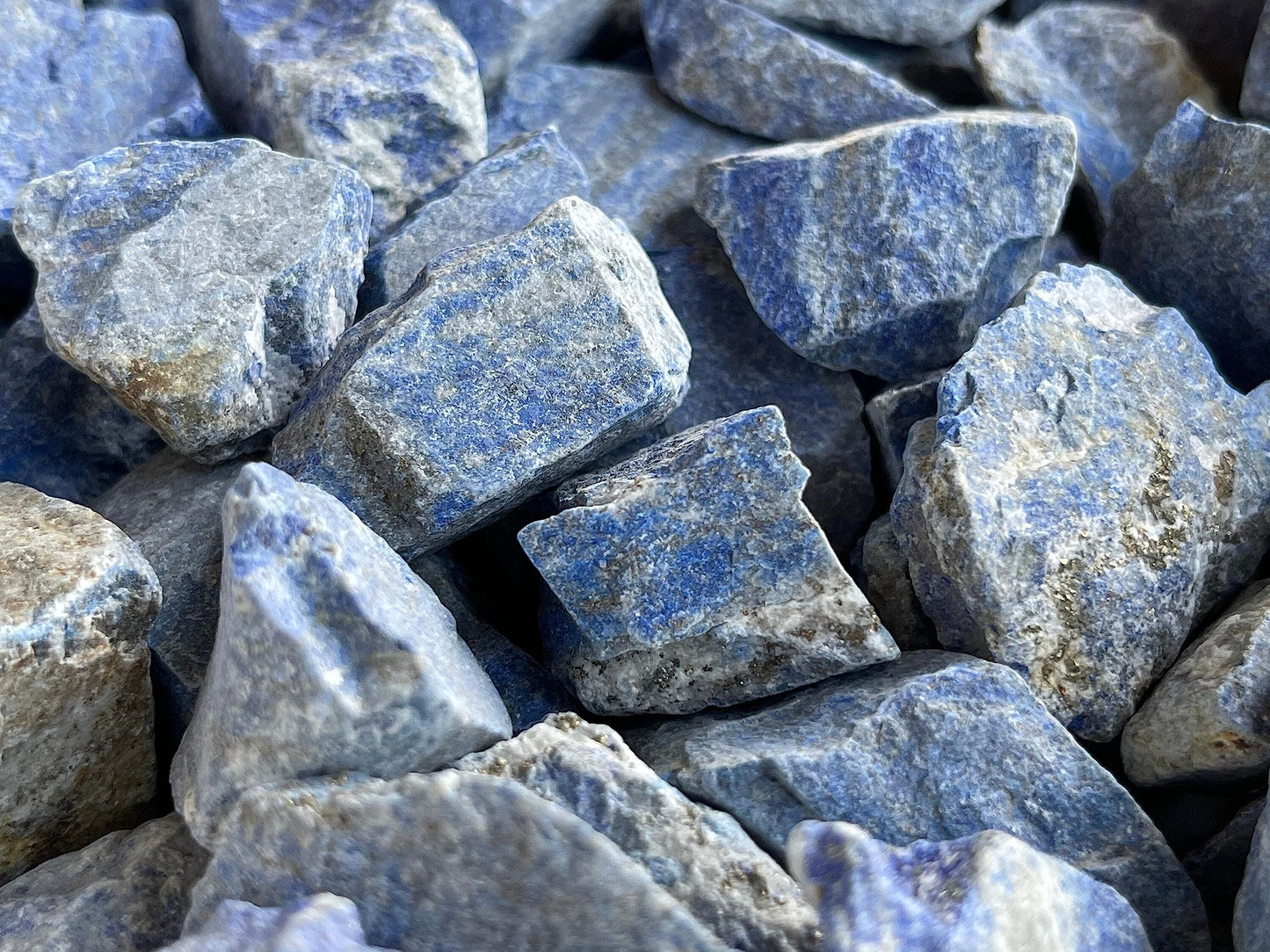 GAF TREASURES Wholesale Raw Lapis Lazuli Crystals, Natural Lapis Lazuli Stone, Natural Rough Lapis Lazuli Crystals, Lapis Lazuli Rough, Healing Crystals (Lapis Lazuli, 0.25 Pound)