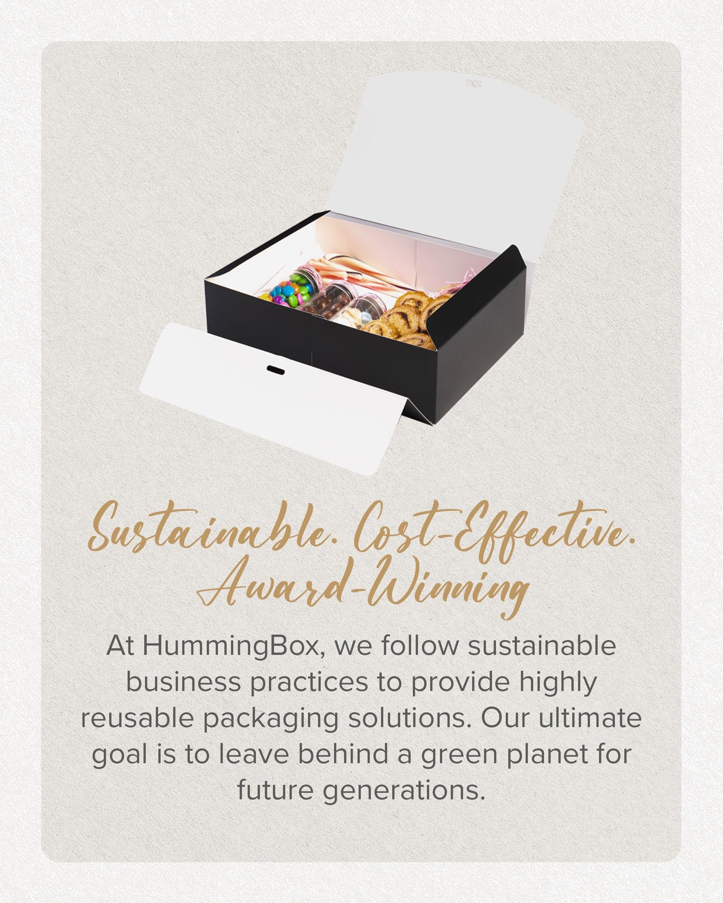 HummingBox Black Gift Box Set of 16 - Gift Boxes for Presents & gifting on weddings, birthdays & more - Easy to Assemble Black Gift Boxes With Lids & Ribbon Closure - Decorative Boxes With Lids