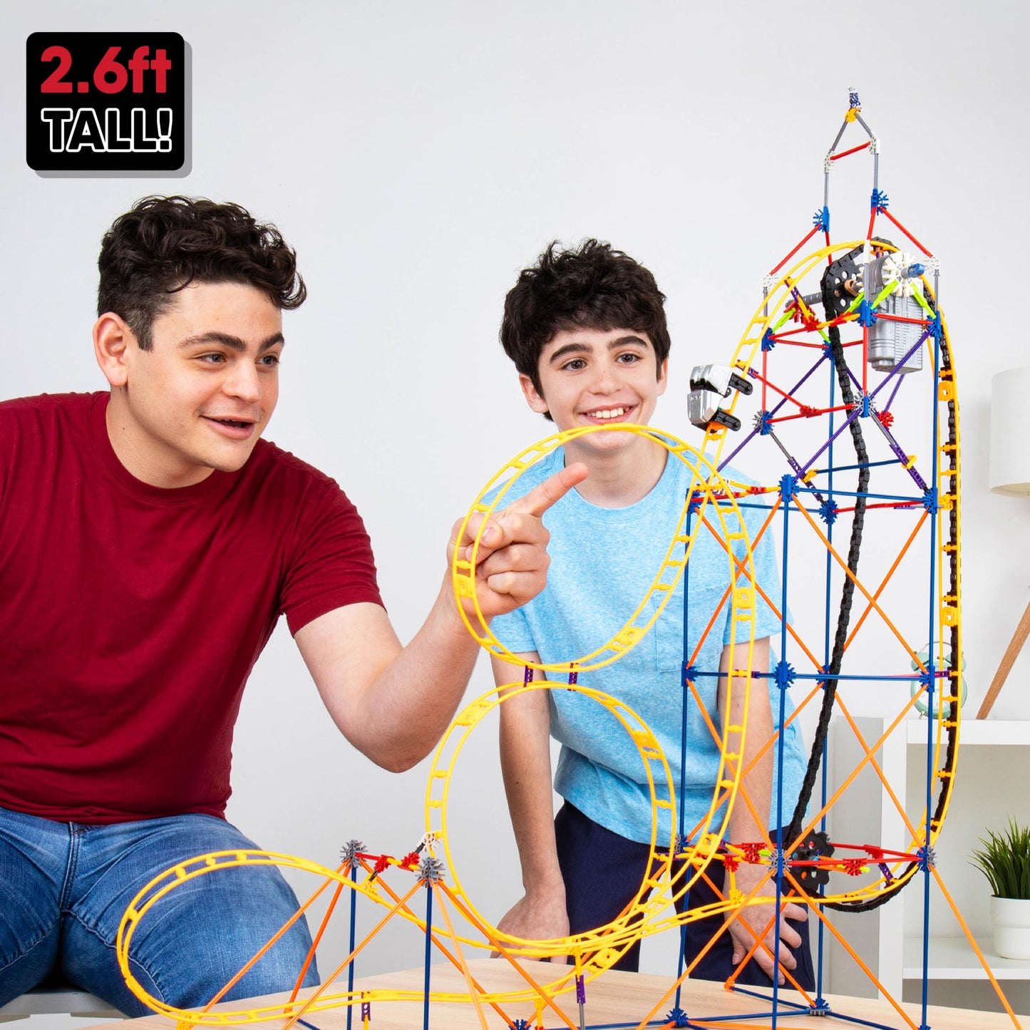 K'NEX - Amazin' 8 Coaster ‚ STEM Building Set, Kid Construction, Creative Play Toy‚ Ages 9+