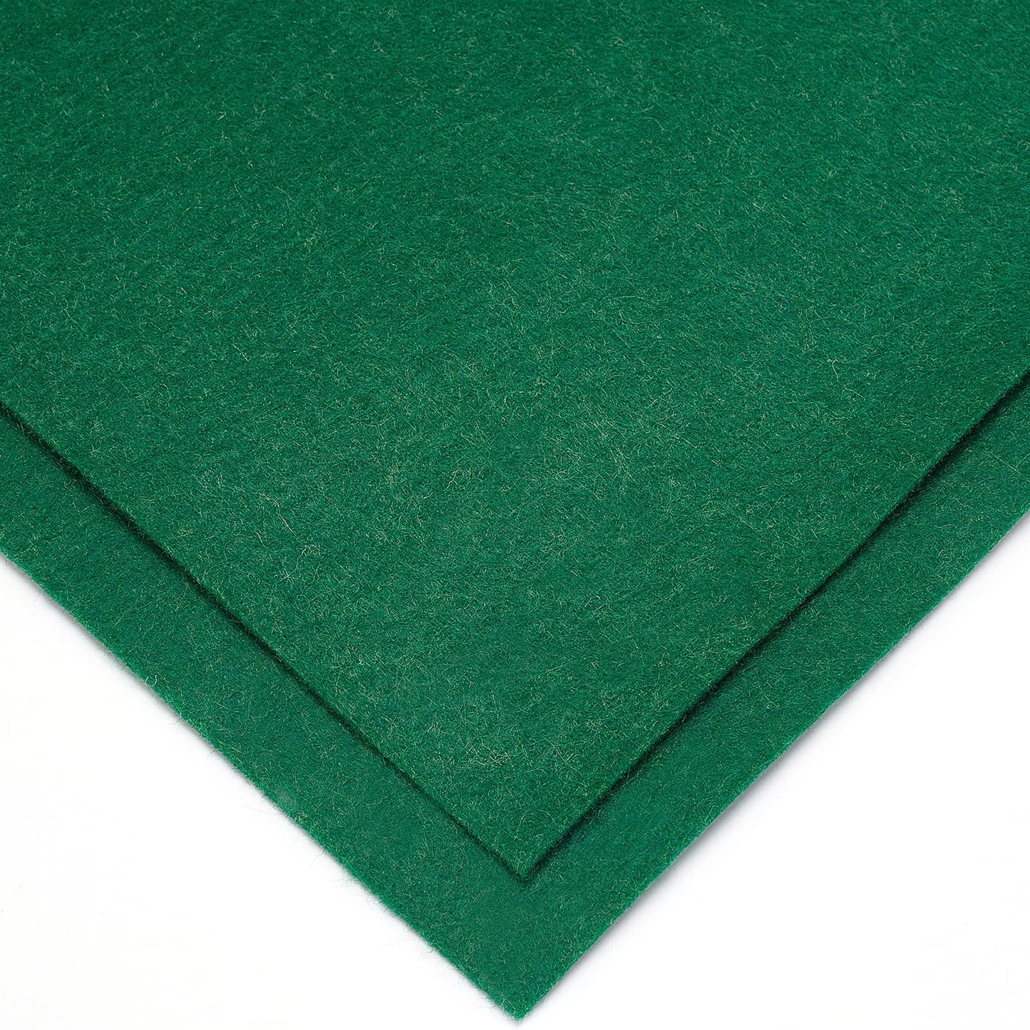 BENECREAT 10FT 15.75 Inch Wide Green Felt Fabric Sheet Nonwoven Felt Roll Padding Felt Fabric for Christmas Decor, Cushion, DIY Craft, Patchwork Sewing, 0.9mm Thick
