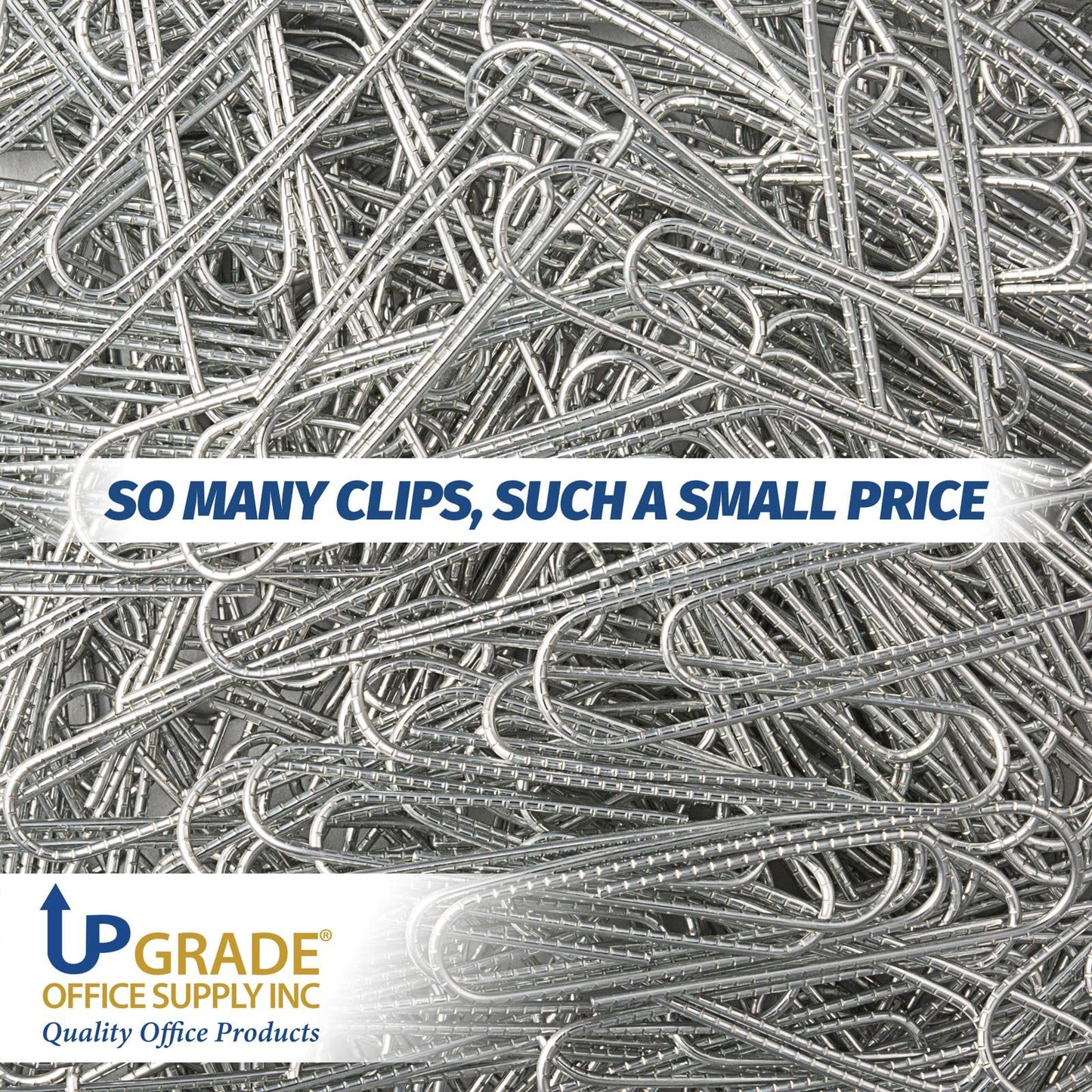Upgrade Office Supply Jumbo Paper Clips, Non Skid, 1.9 Inch, 600 Count (6 Boxes of 100), Silver, Made in USA