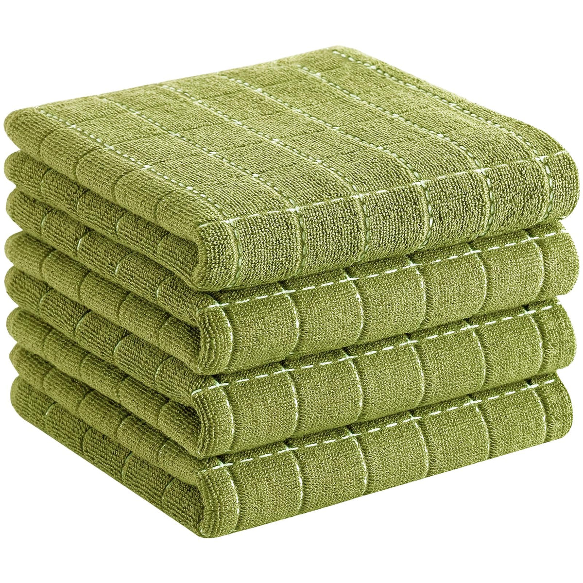 100% Cotton Terry Kitchen Towels (4 Count)