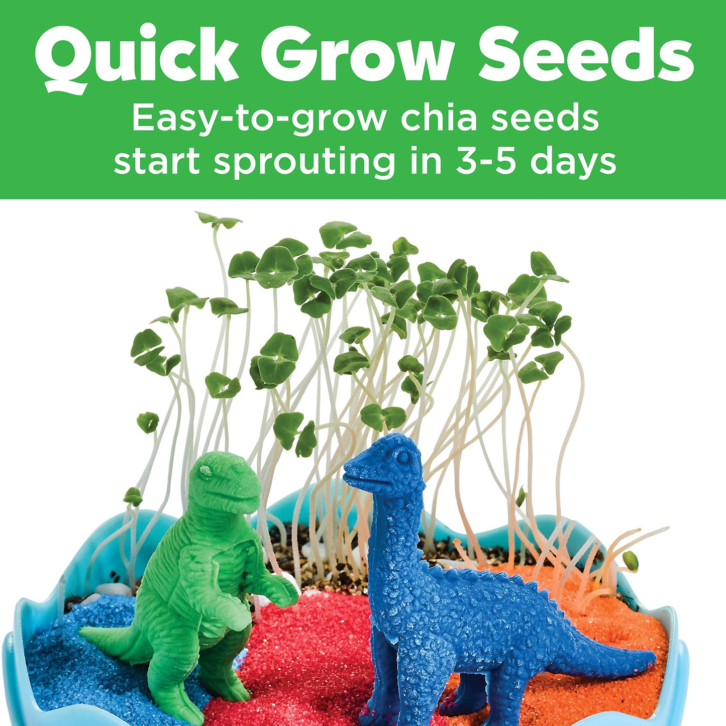 Creativity for Kids Mini Garden Dinosaur: Terrarium Kit for Kids - Dinosaur Crafts for Boys, Dinosaur Toy and Science Kit for Kids, Spring Crafts (Ages 6+)