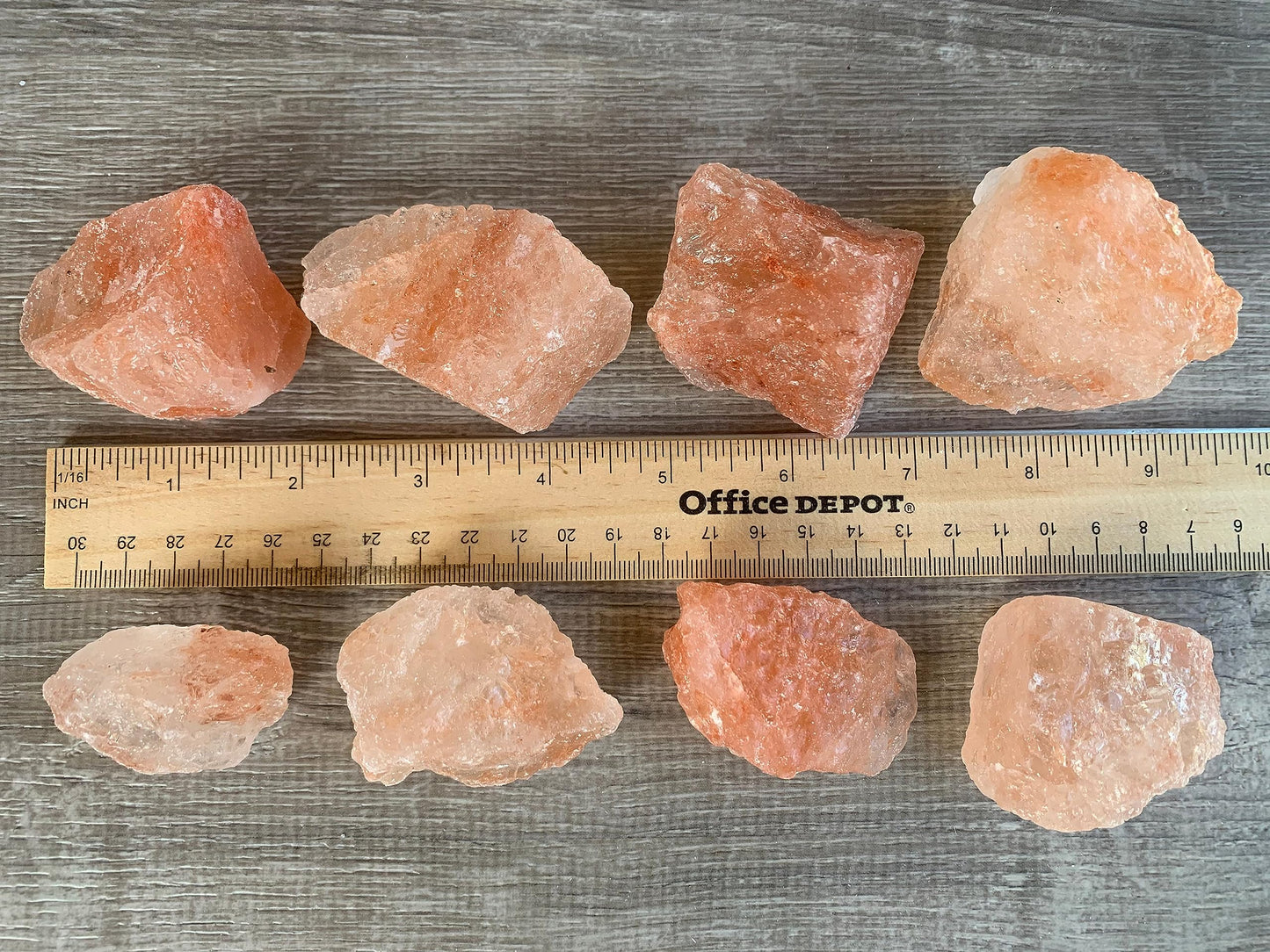 1 Pound Natural Himalayan Salt Chunks, Large Himalayan Salt Rough Crystals, Chunky Crystals, Pink Sea Salt, Crystal Rocks