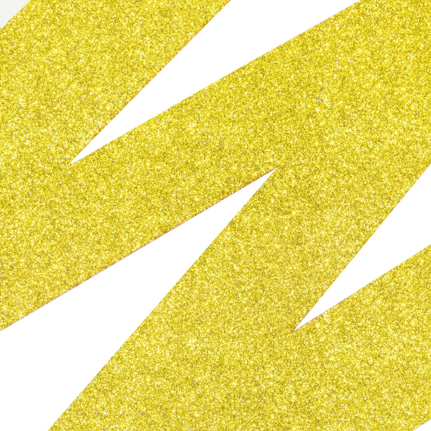 Blue Panda Custom Banner Kit - 126 Pieces, Gold Glitter, Letters A-Z & Numbers 0-9 with Stars, Hearts & 3 Strings - DIY Banner Gold, Create Your Own Garland & Personalized Party Decor